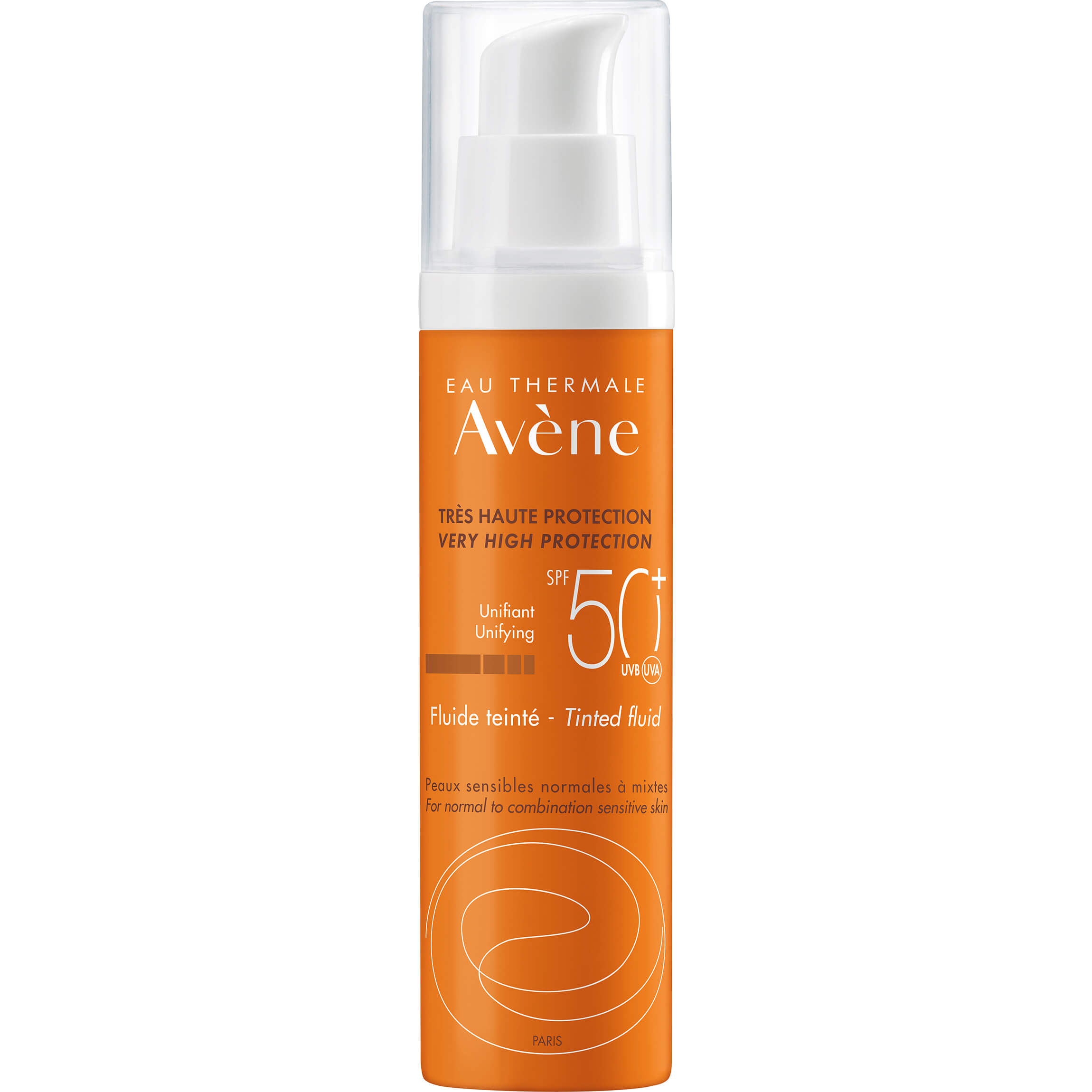 Avene Dry Touch Tinted Fluid Spf50+ Αντηλιακή Λεπτόρρευστη Κρέμα Προσώπου Πολύ Υψηλής Προστασίας για Κανονικό-Μικτό Δέρμα 50ml