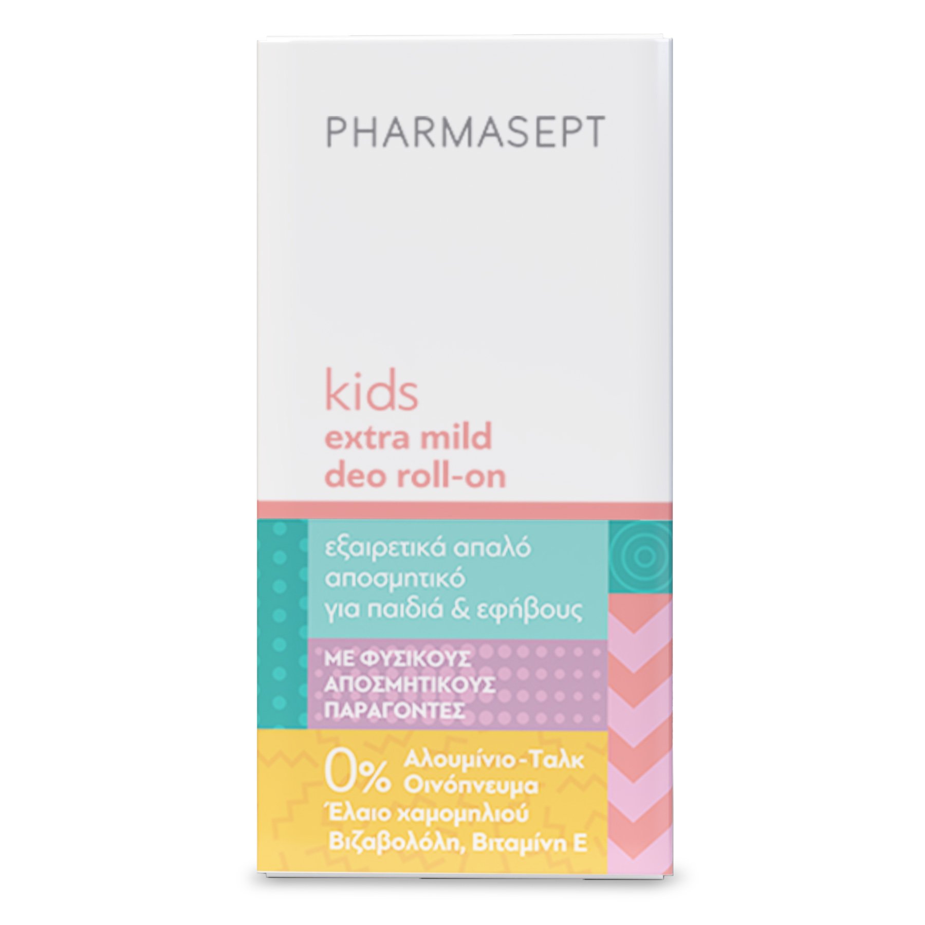 Pharmasept Kid Care Extra Mild Deo Roll-on Αποσμητικό για Παιδιά & Εφήβους 50ml
