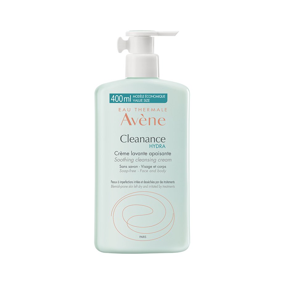 Avene Cleanance Hydra Creme Lavante Apaisante Καταπραϋντική Κρέμα Καθαρισμού Χωρίς Σαπούνι 400ml