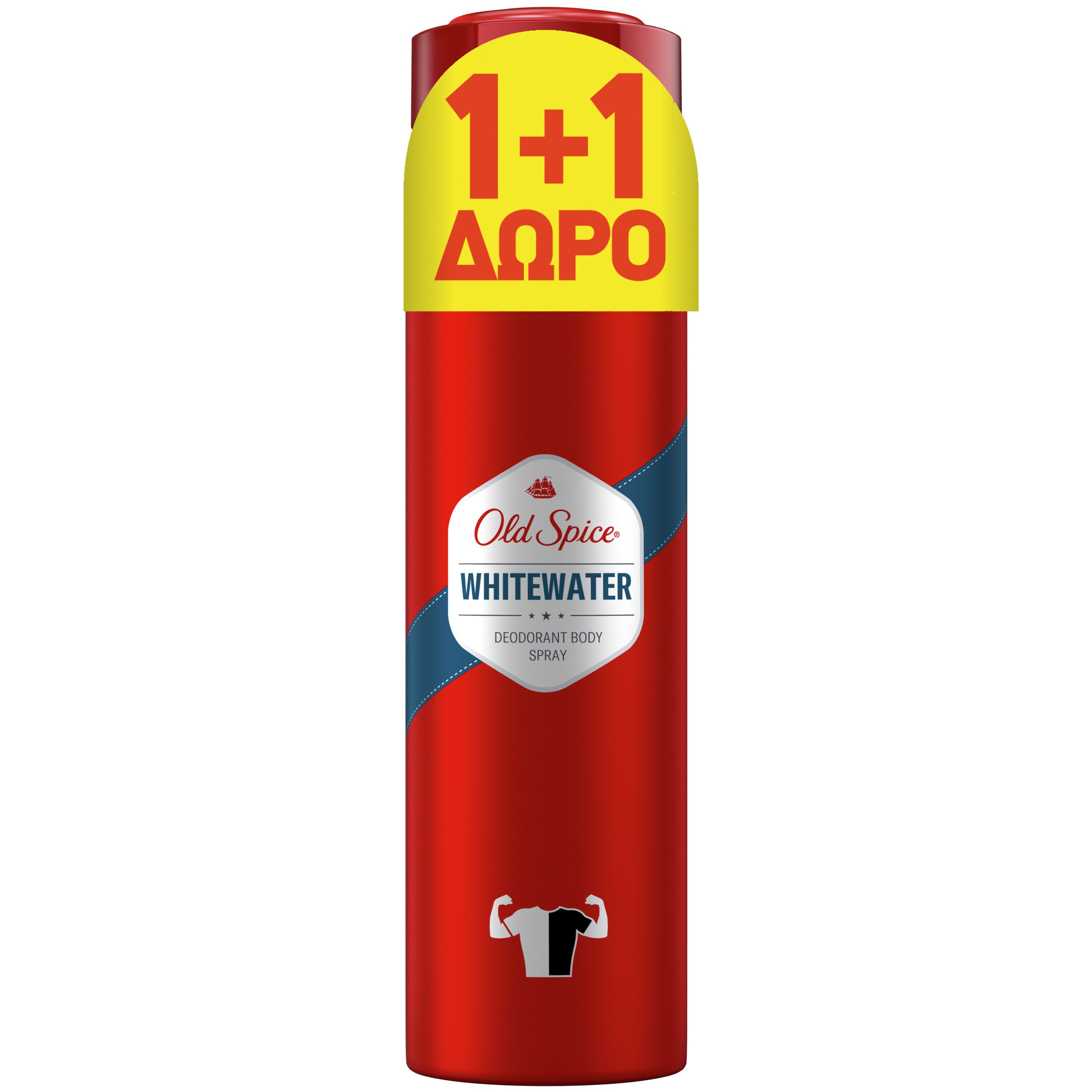 Old Spice Old Spice Πακέτο Προσφοράς Whitewater Deodorant Body Spray Αποσμητικό Spray Σώματος για Άντρες 2x150ml