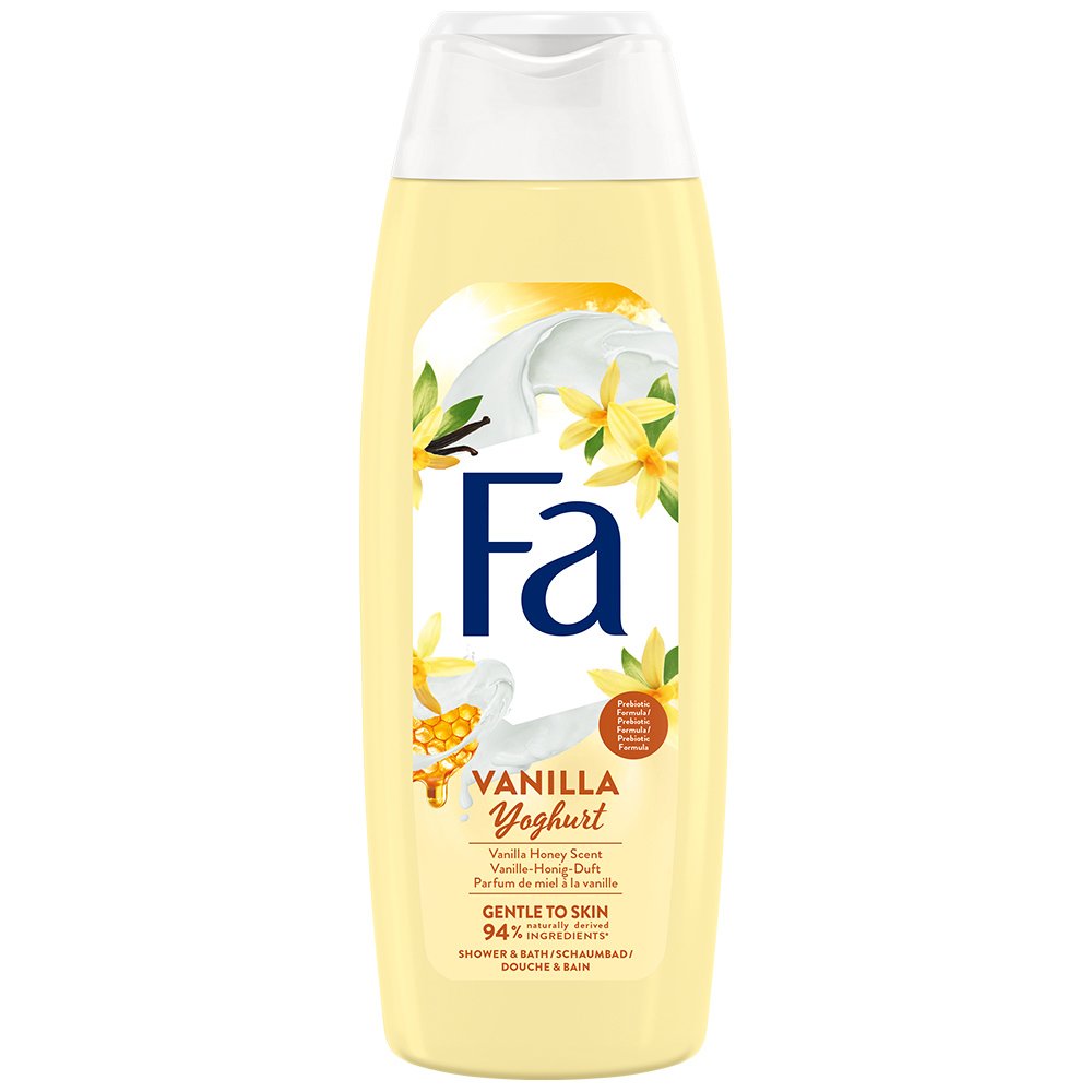 Fa Foam Bath Yoghurt Vanilla Honey Κρεμώδες Αφρόλουτρο με Απαλό Άρωμα, Παρέχει μια Μοναδική Αίσθηση Απαλότητας στο Δέρμα 750ml