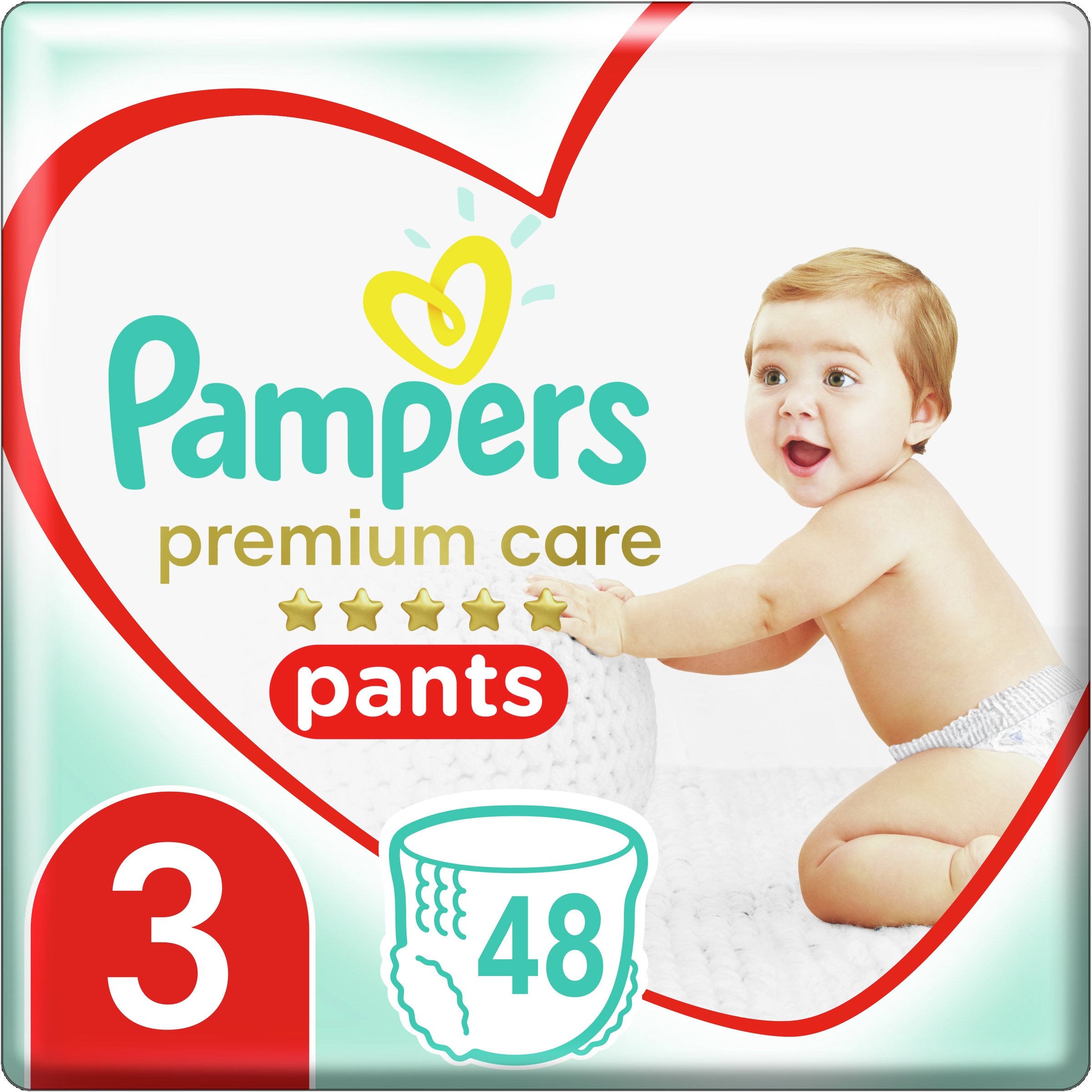 Pampers Premium Care Pants Jumbo Pack No3 (6-11kg) 48 πάνες
