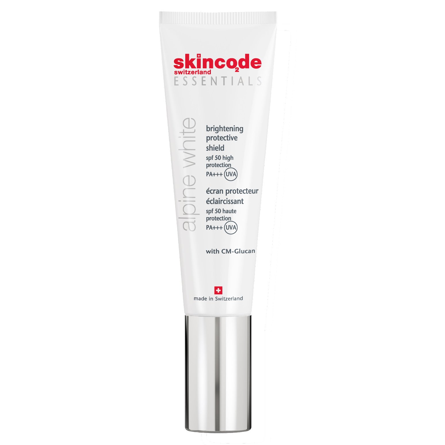 Skincode Alpine White Brightening Protective Shield Αντηλιακή Κρέμα Προσώπου Κατά των Κηλίδων Spf50, 30ml