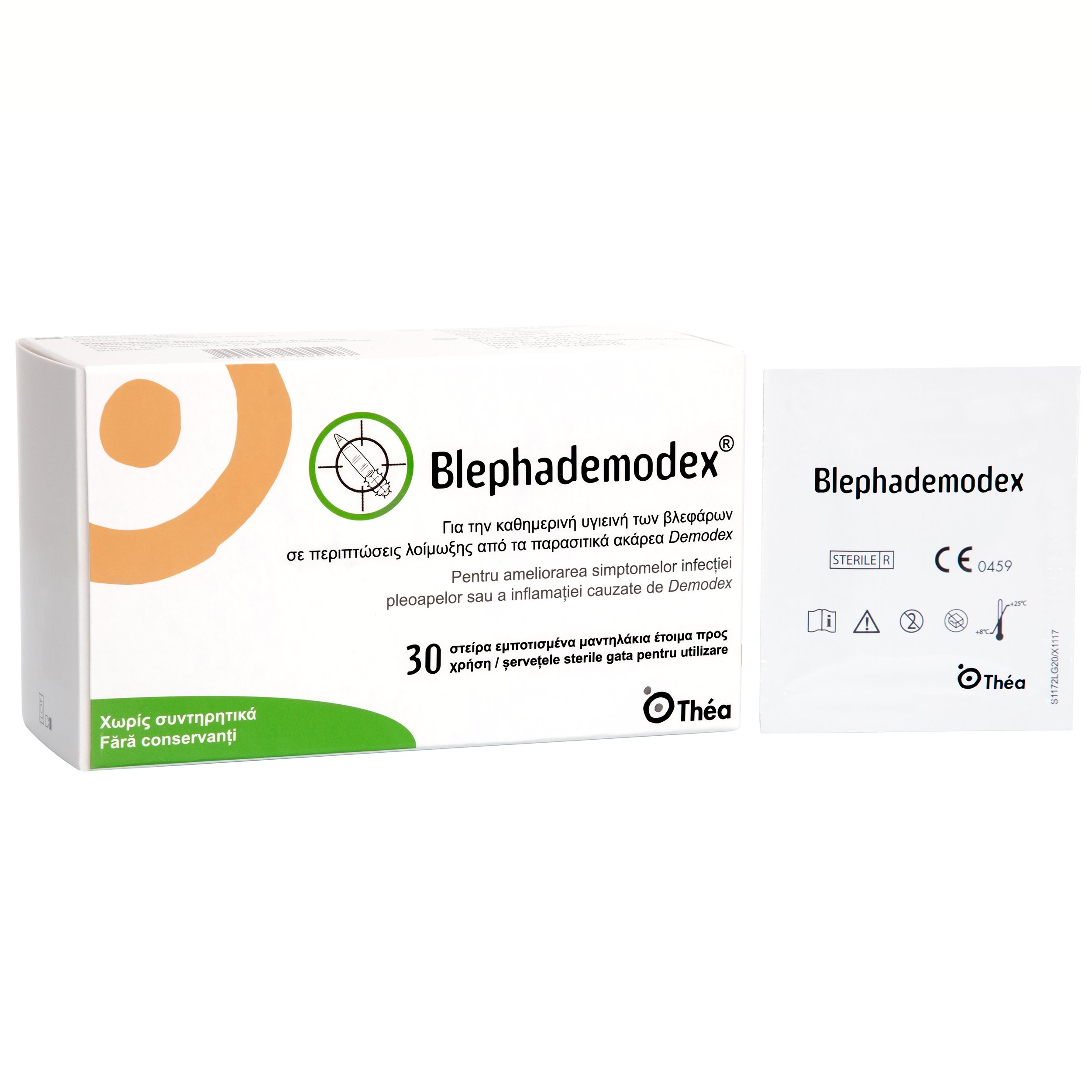 THEA Thea Blephademodex Wipes Υγρά Μαντηλάκια Ματιών 30 Τεμάχια