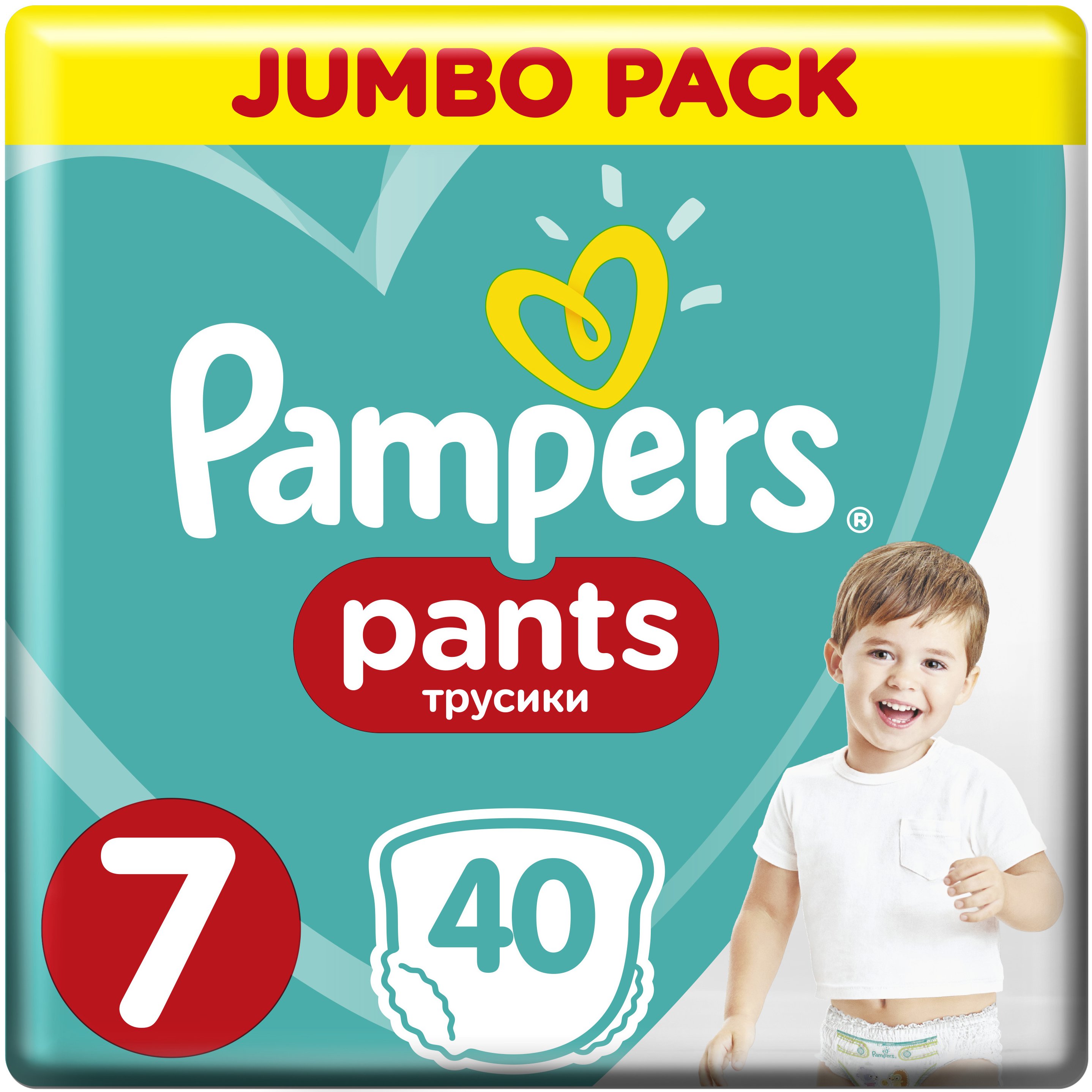 Pampers Pants No7, 17+ Kg 40 Πάνες Βρακάκι
