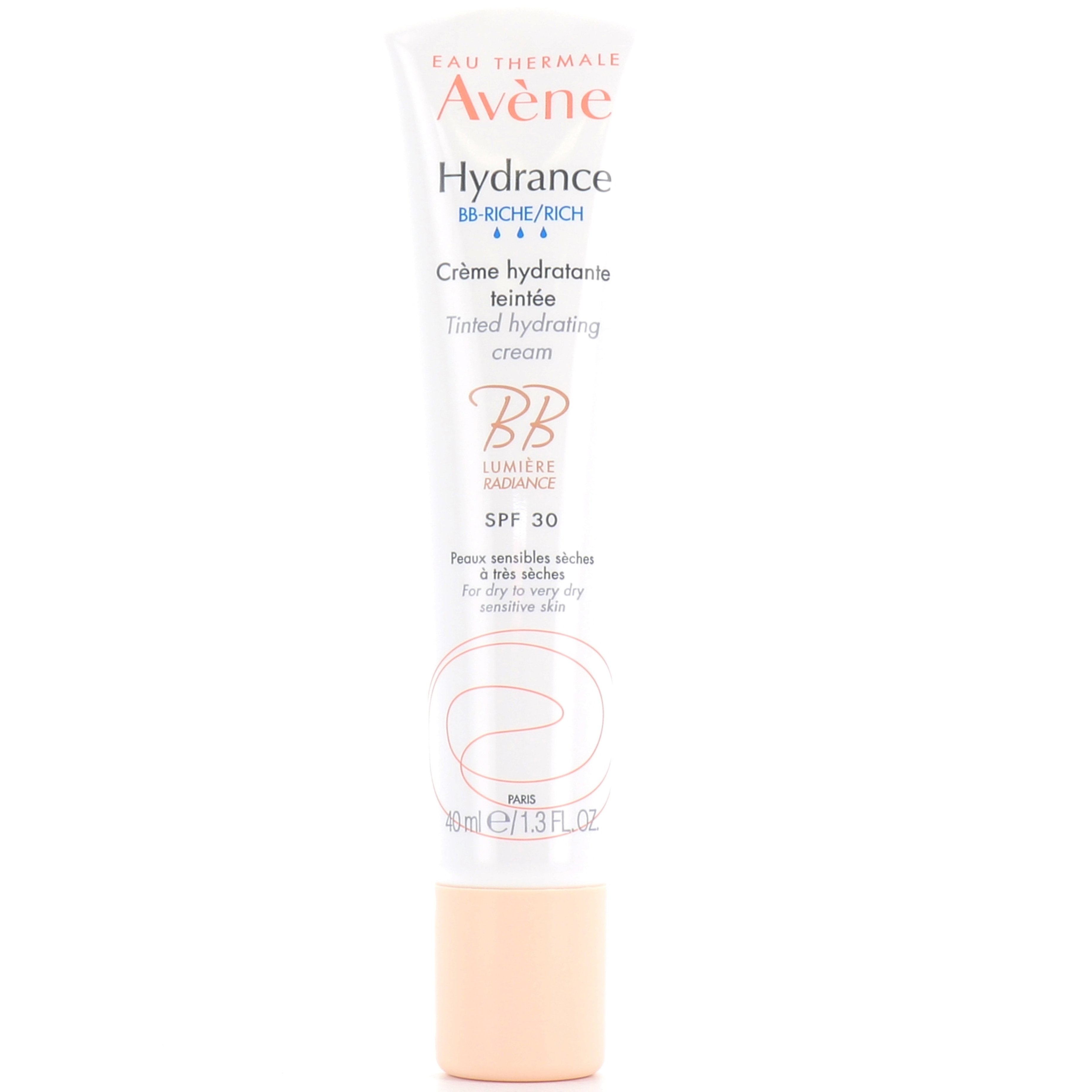 Avene Hydrance BB Lumière Spf30 Riche Crème Hydratante Ενυδατική Φροντίδα, Φυσική Λάμψη & Ομοιομορφία στην Επιδερμίδα 40ml