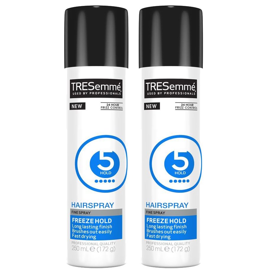 TRESemme Πακέτο Προσφοράς Hairspray Freeze Hold 5 Fine Spray Λακ για Πολύ Δυνατό Κράτημα & Χτενίσματα που Διαρκούν 2x250ml