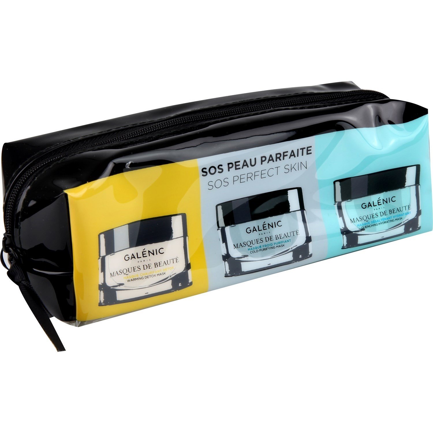 Galenic Πακέτο Προσφοράς SOS Perfect Skin Warming Detox Mask, Cold Purifying Mask & Quenching Hydrating Mask 3x15ml