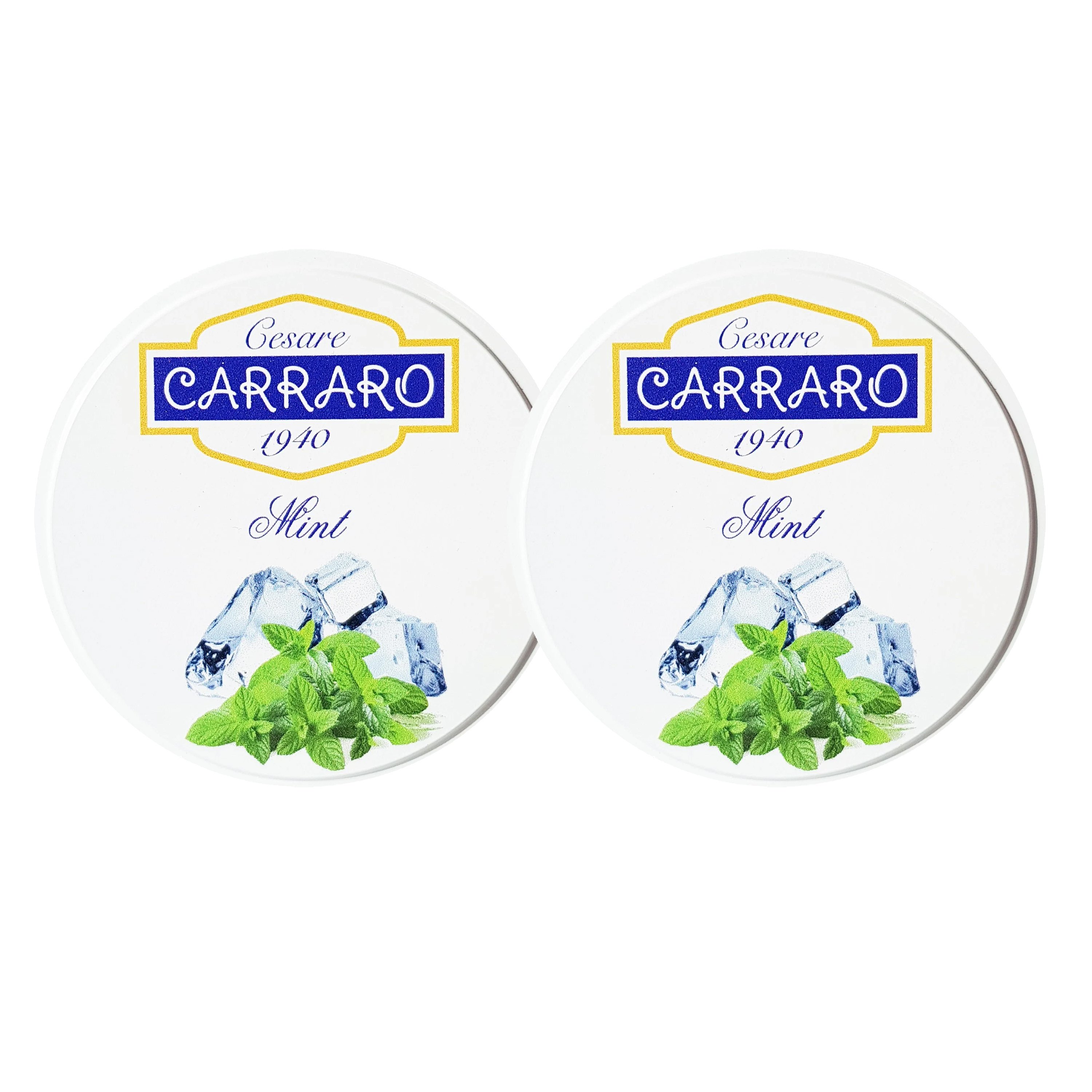 Carraro Πακέτο Προσφοράς Mint Καραμέλες για το Λαιμό με Μέντα 2x40gr