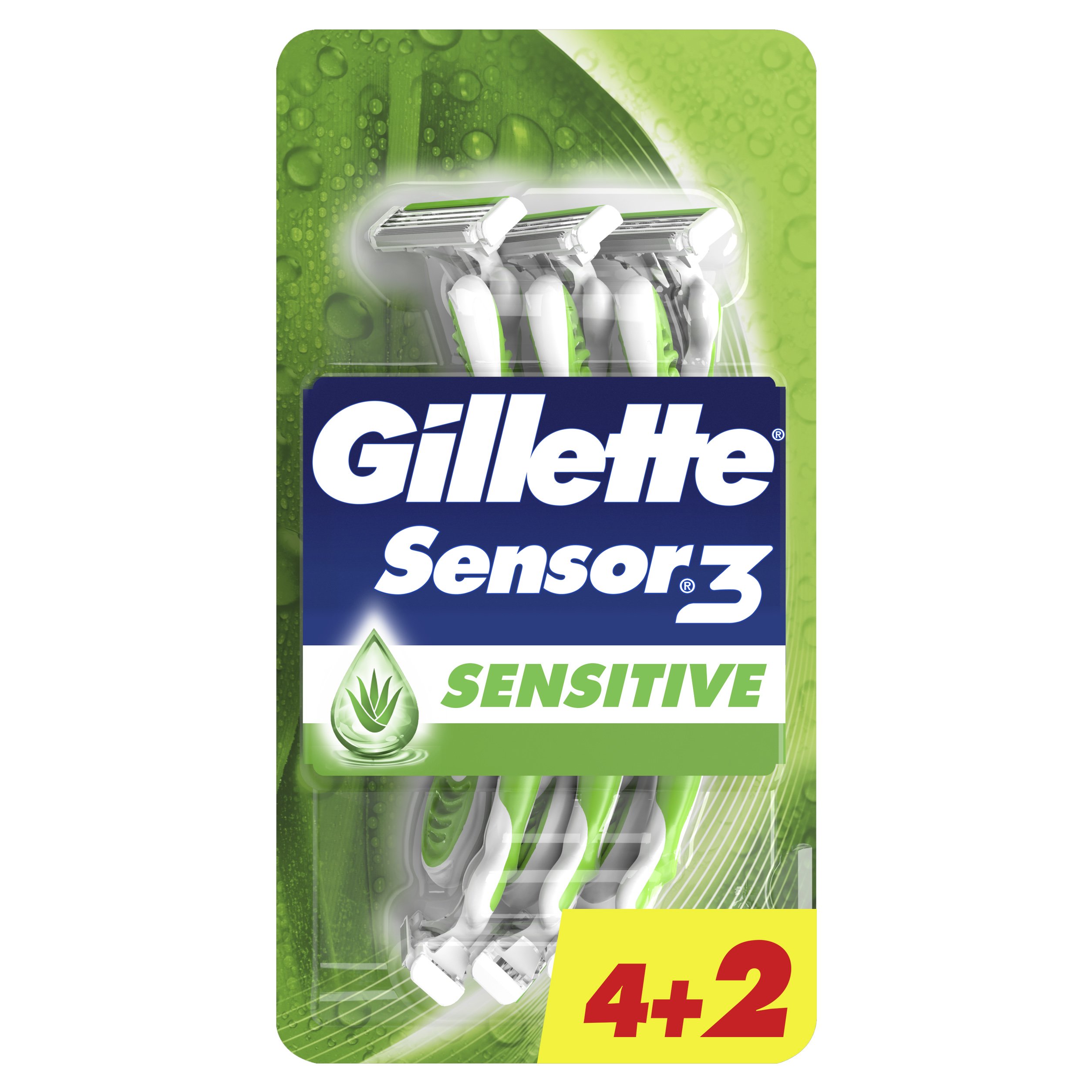 Gillette Sensor 3 Sensitive Ξυραφάκια 6τμχ