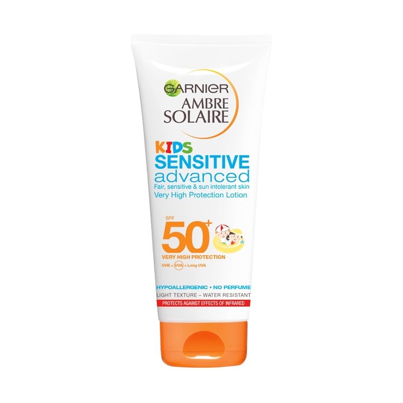 Garnier Ambre Solaire Kids Sensitive Advanced Emulsion Spf50+ Παιδικό Αντηλιακό Γαλάκτωμα Πολύ Υψηλής Προστασίας 200ml
