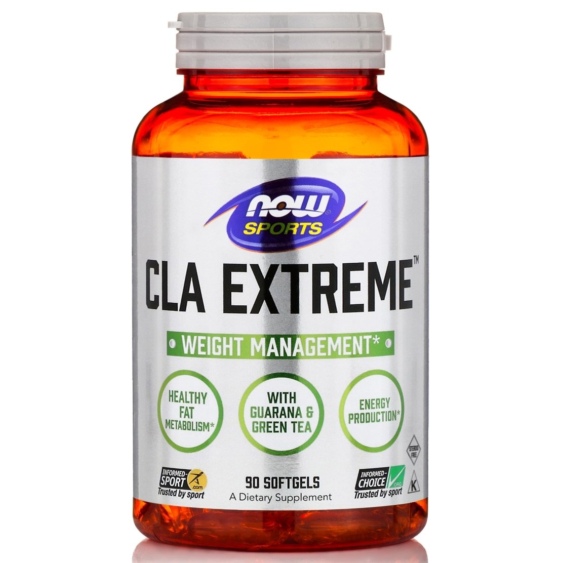 Now Sports Cla Extreme Συμβάλλει στην Υποστήριξη του Μεταβολισμού και την Παραγωγή Ενέργειας 90softgels