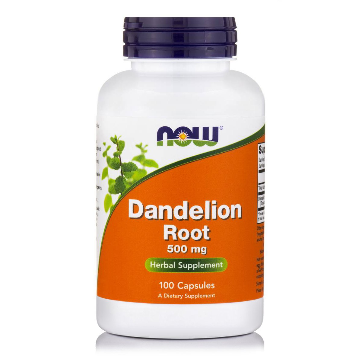 Now Now Foods Dandelion Root 500mg Συμπλήρωμα Διατροφής από Πικραλίδα για την Αποτοξίνωση του Ήπατος 100caps
