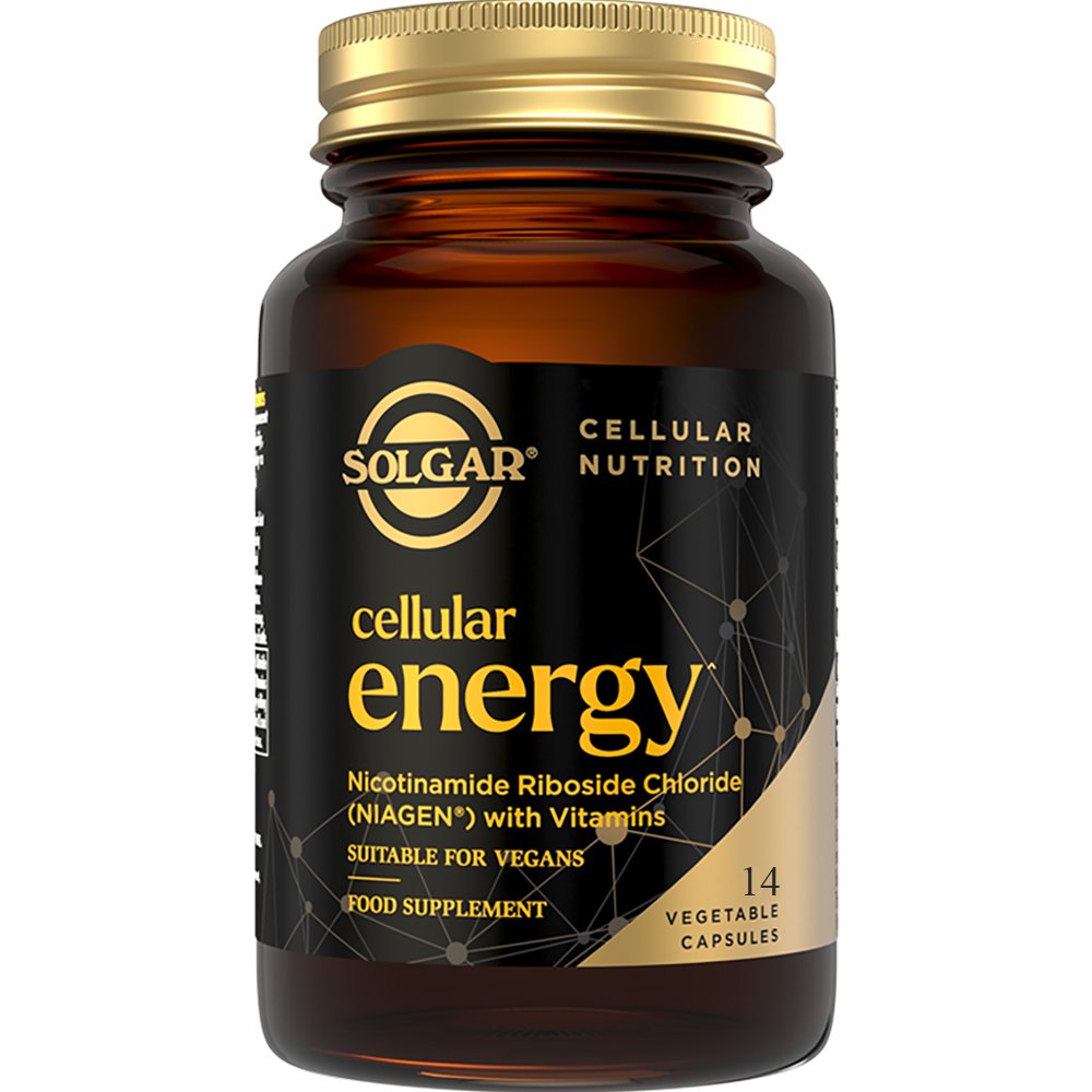 Solgar Solgar Cellular Energy Συμπλήρωμα Διατροφής με Niagen, Βιταμίνες Β & C, για Υποστήριξη του Φυσιολογικού Κυτταρικού Μεταβολισμού & την Παραγωγή Ενέργειας, Συμβάλλοντας στη Μείωση της Κούρασης & Κόπωσης με Αντιοξειδωτική Προστασία 14veg.caps