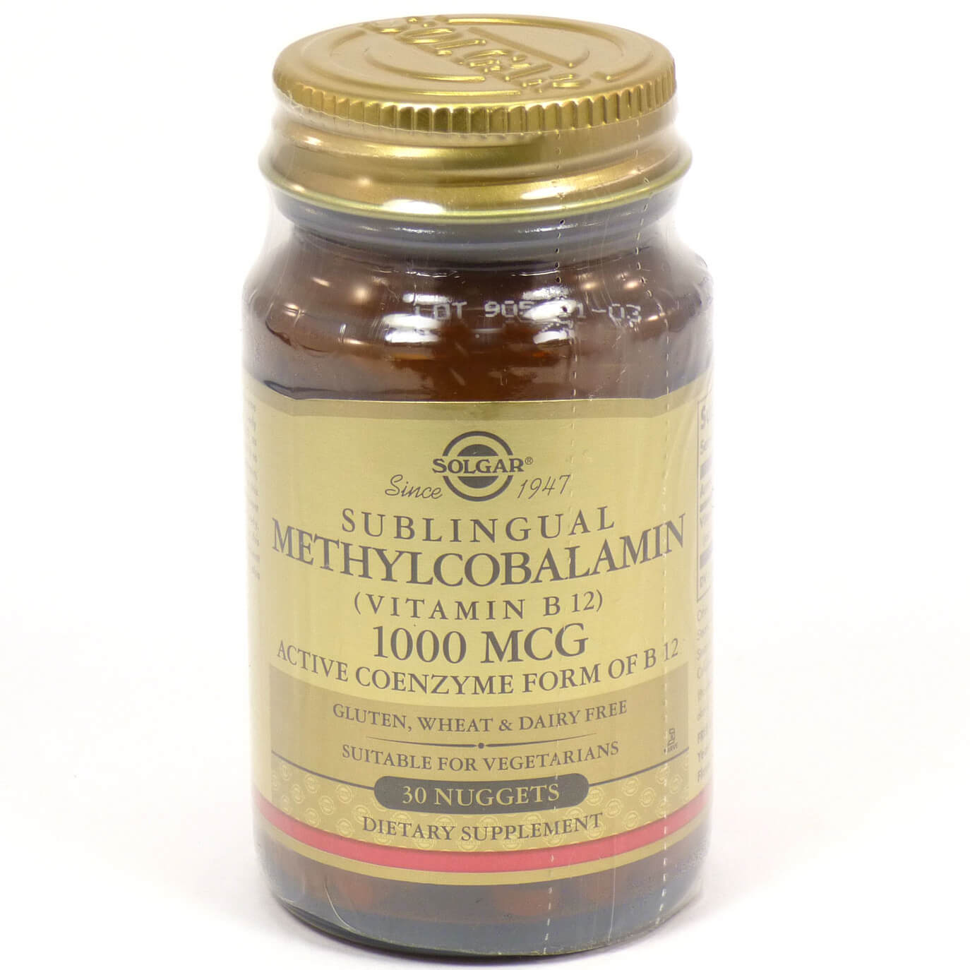 Solgar Methylcobalamin (Vitamin B12) 1000mcg 30nuggets
