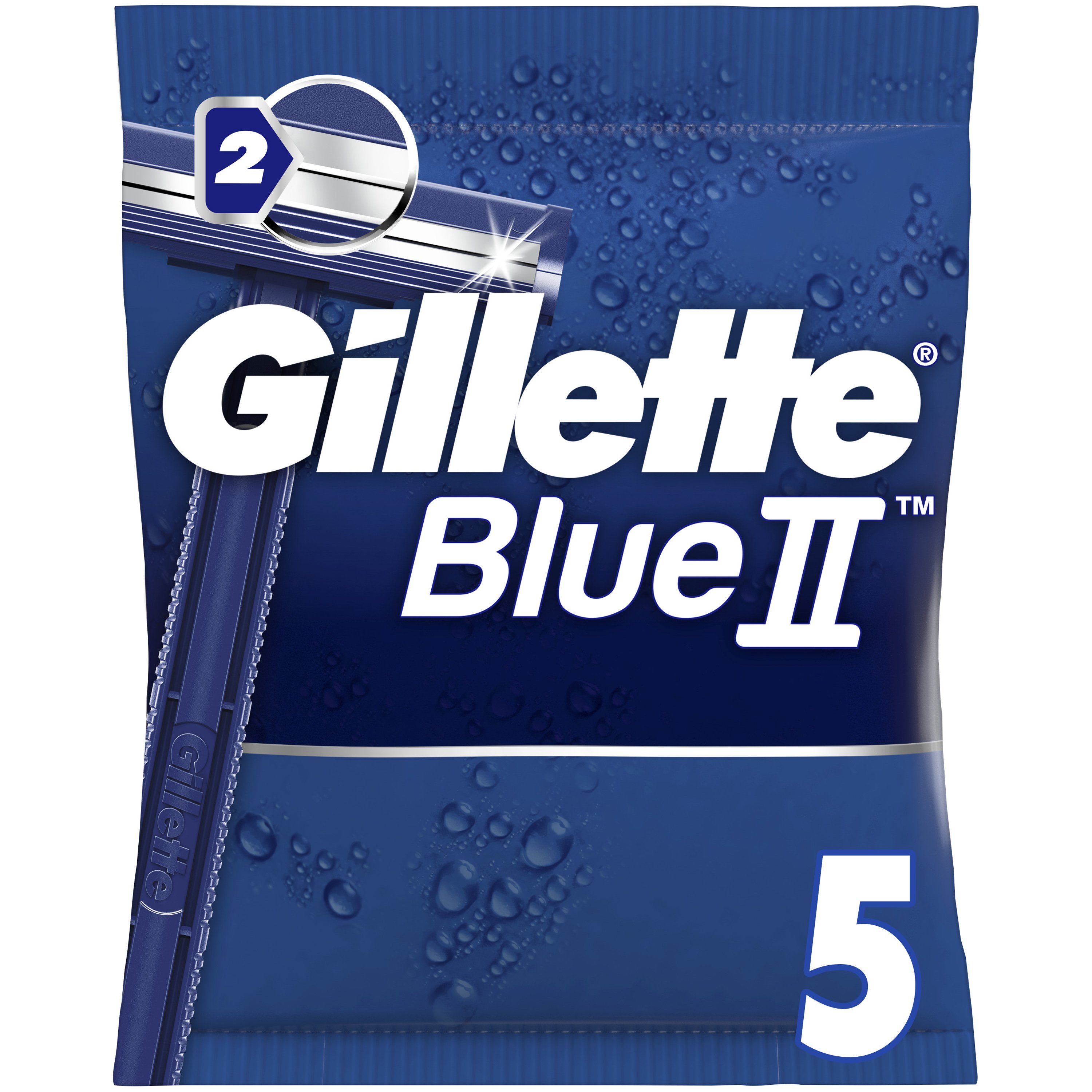 Gillette Blue II Ξυραφάκια Δύο Λεπίδων μιας Χρήσης 5τμχ