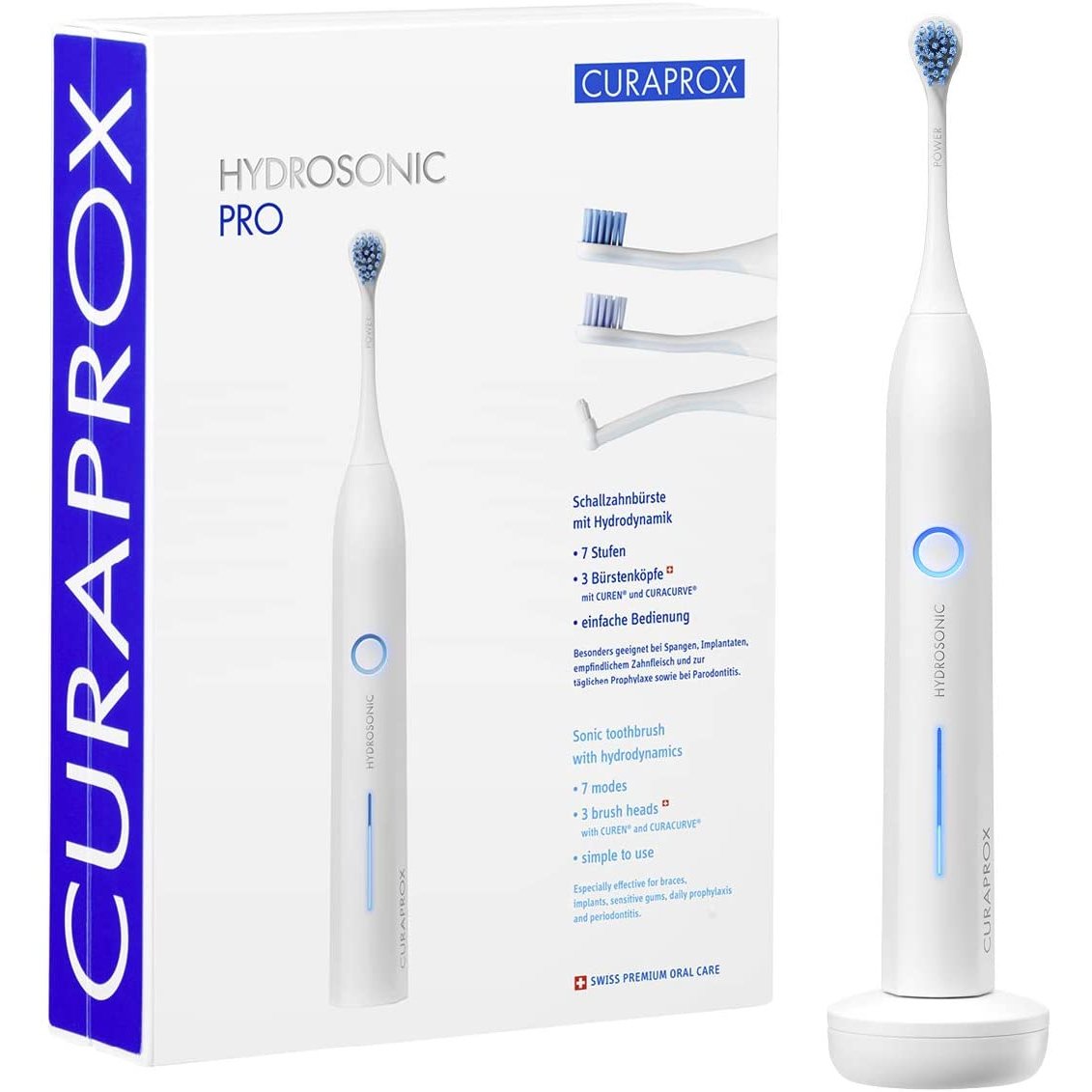Curaprox Hydrosonic Pro Ηλεκτρική Οδοντόβουρτσα για Βαθύ Καθαρισμό Επαγγελματικού Επιπέδου 1τμχ