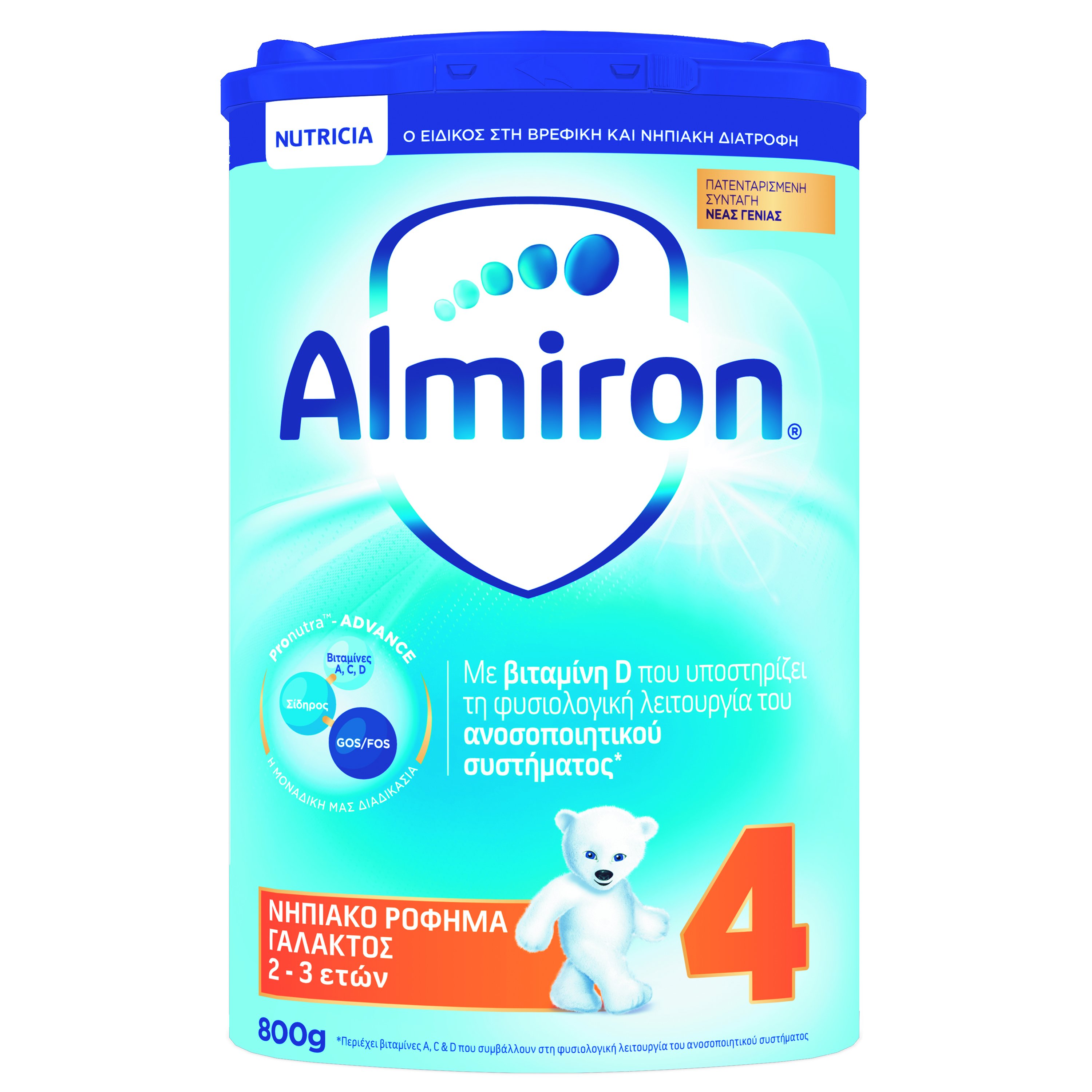 Nutricia Nutricia Almiron 4 Νηπιακό Ρόφημα Γάλακτος 2-3 Ετών 800gr