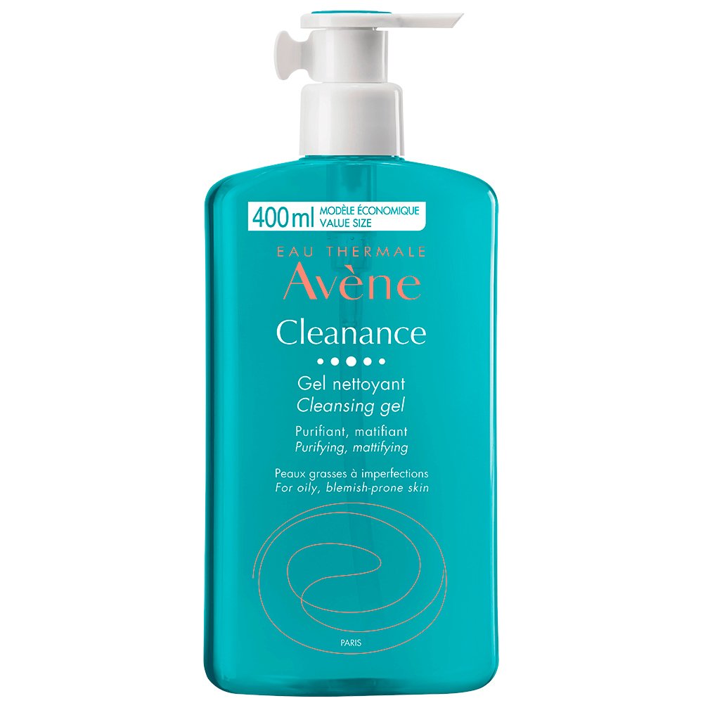 Avene Cleanance Gel Nettoyant Gel Καθαρισμού για Πρόσωπο και Σώμα, Ακμή – Λιπαρές Επιδερμίδες 400ml