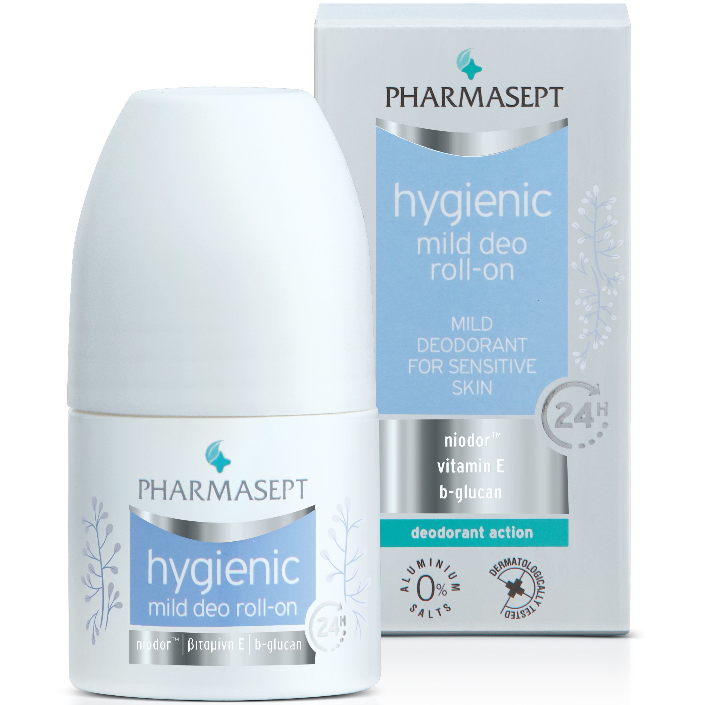 Pharmasept Hygienic Mild Deo 24h Roll-On Απαλό Αποσμητικό για Ευαίσθητες Επιδερμίδες 50ml