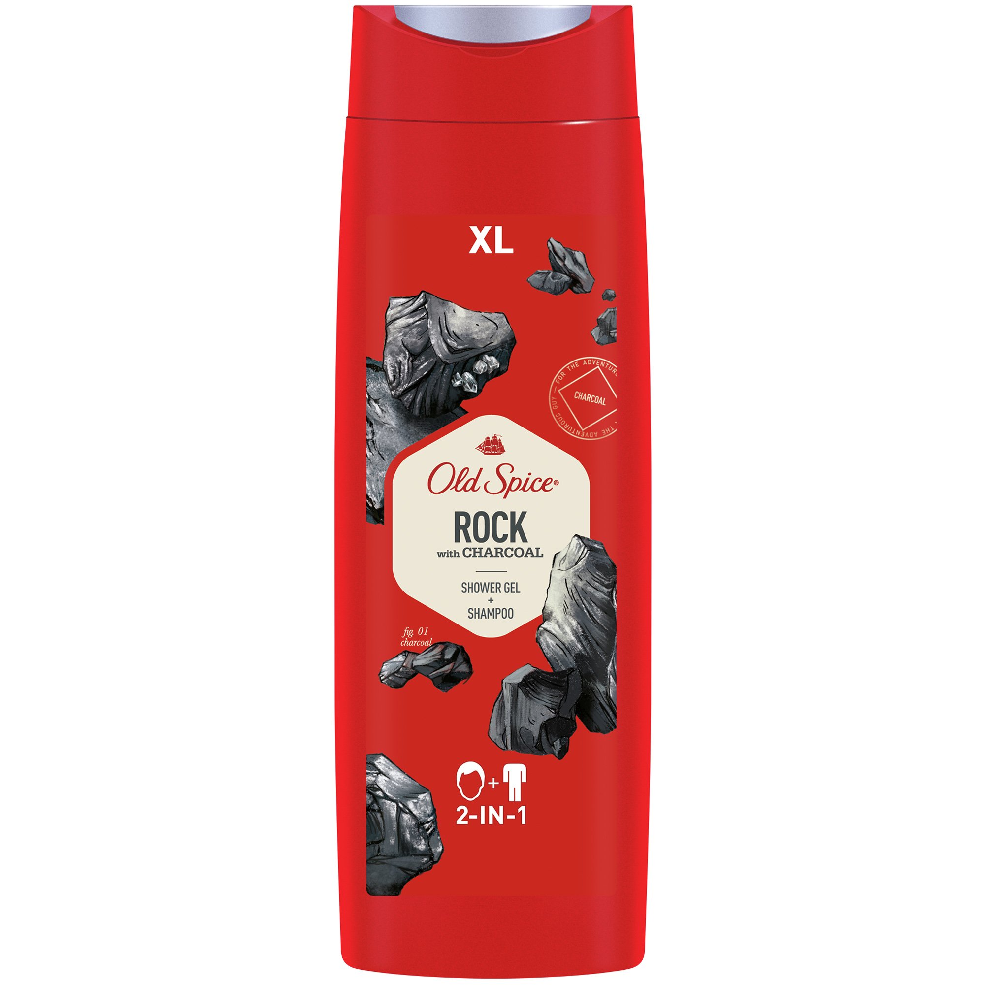 Old Spice Rock Shower Gel & Shampoo Αφρόλουτρο Gel & Σαμπουάν για Άνδρες 400ml