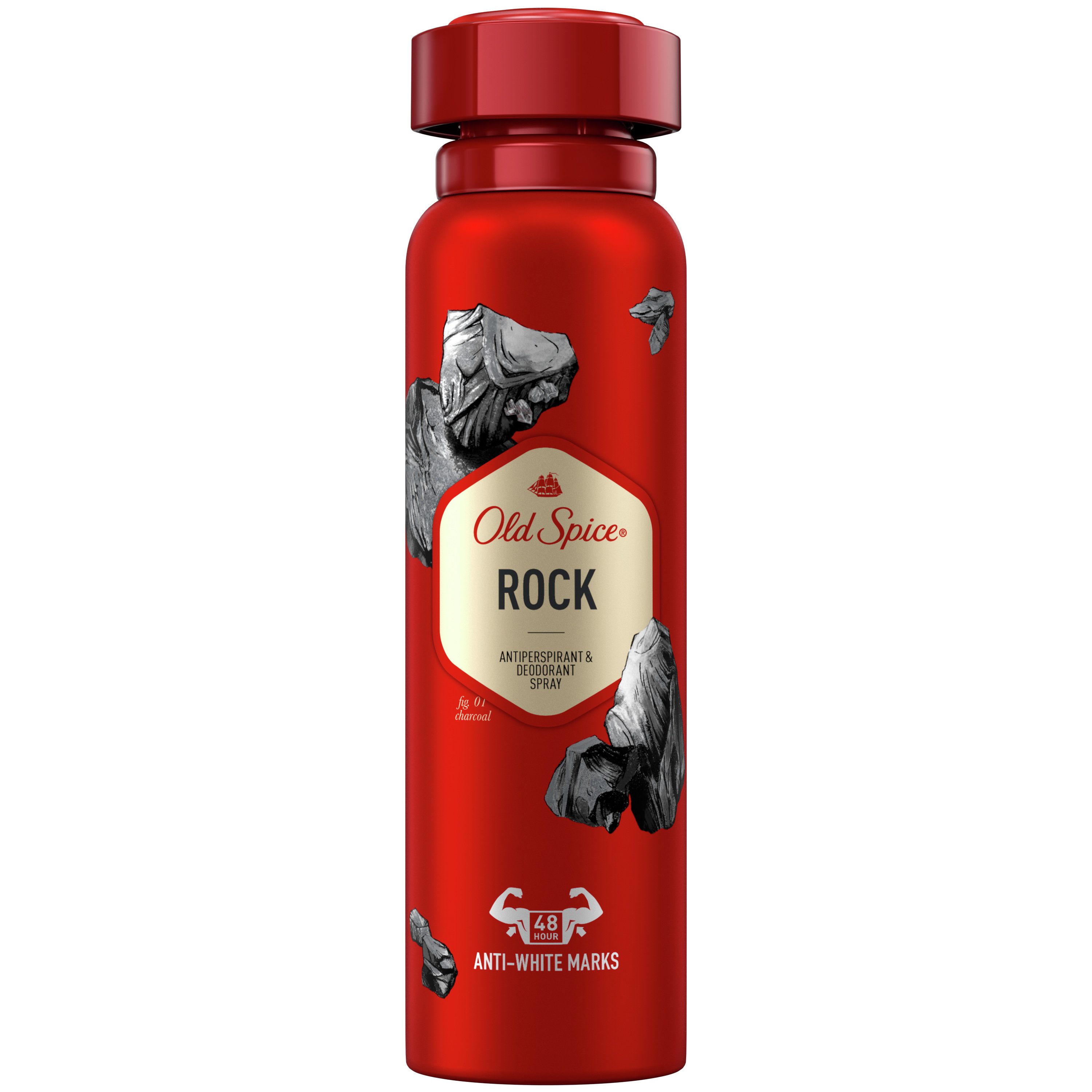 Old Spice Rock Antiperspirant & Deodorant Spray Αποσμητικό Και Αντιιδρωτικό Σπρέι για Άνδρες 150ml