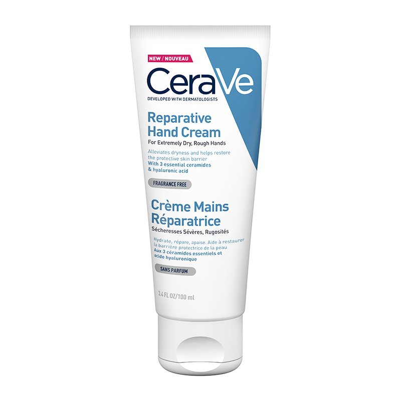 CeraVe Reparative Hand Cream Επανορθωτική Κρέμα Χεριών για Πολύ Ξηρό, Τραχύ Δέρμα 100ml