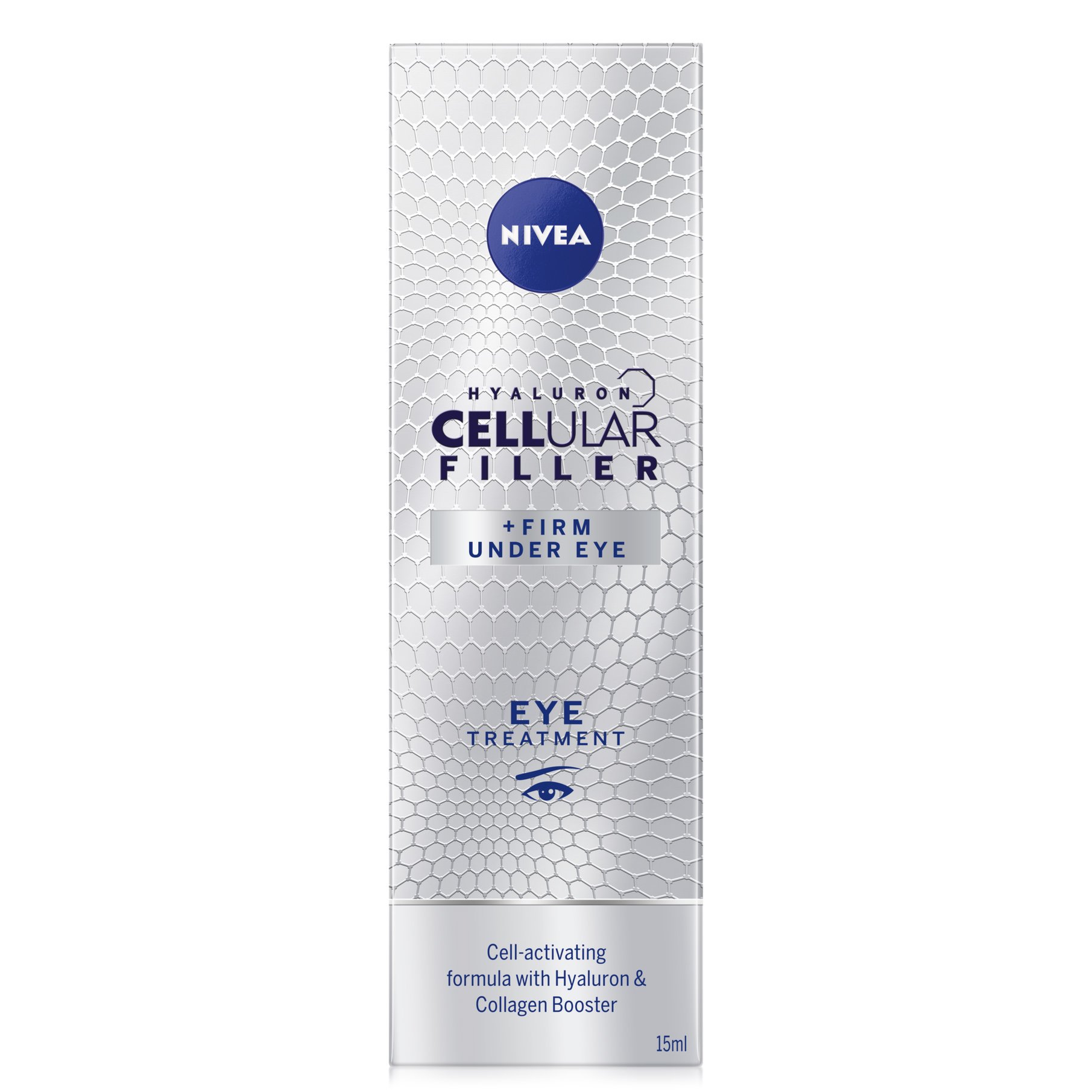Nivea Hyaluron Cellular Filler Eye Cream Spf15 Αντιρυτιδική Κρέμα Ματιών με Ενεργά Συστατικά για Βελτίωση της Σφριγηλότητας 15ml