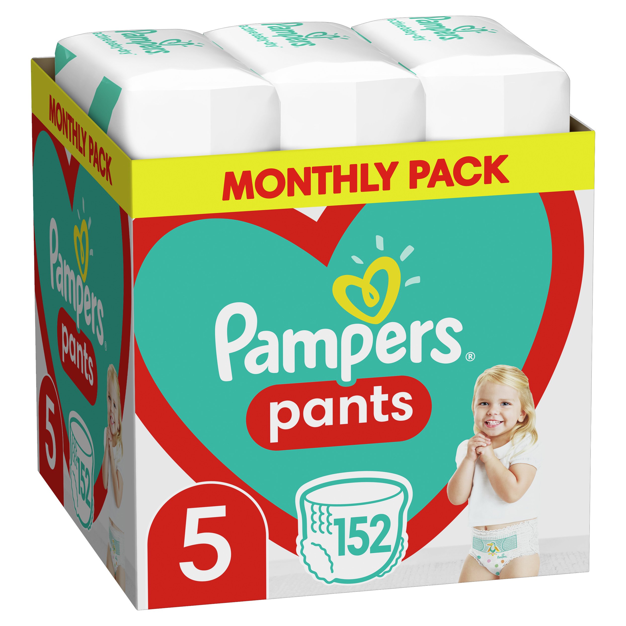 Pampers Pants Monthly Pack Νο5 (12-17kg) 152 πάνες