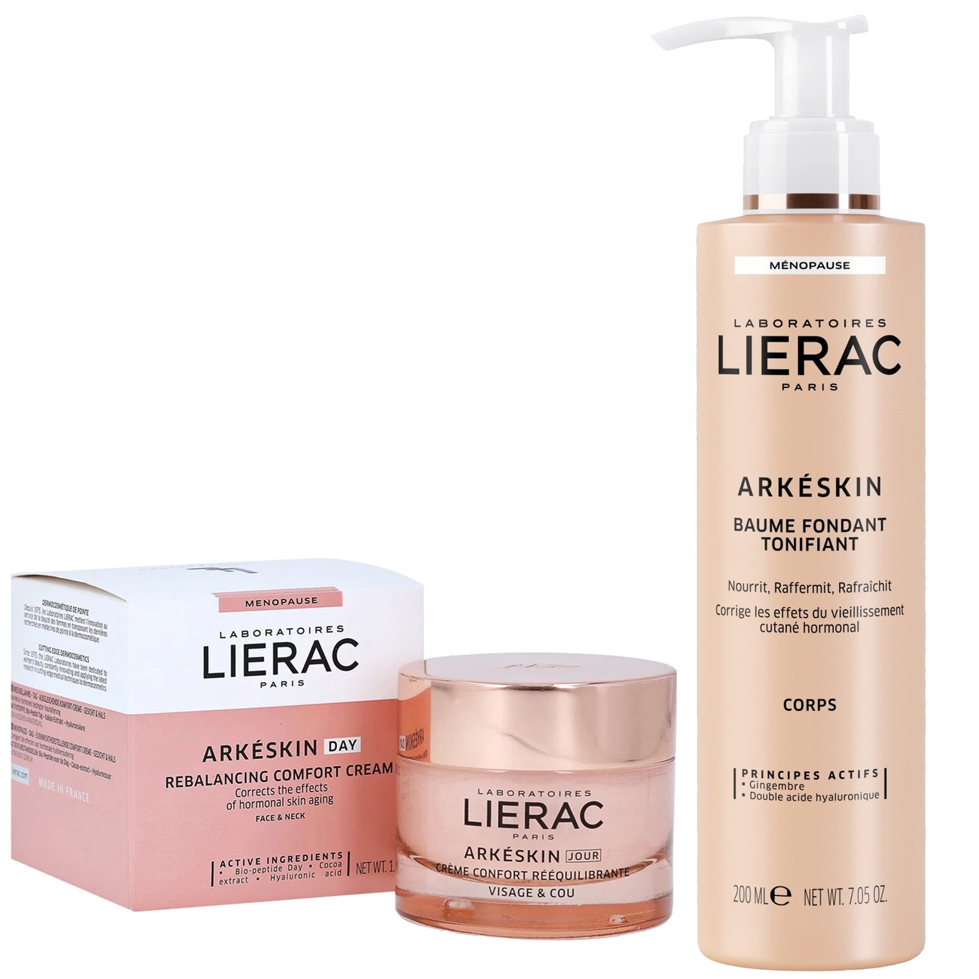 Lierac Πακέτο Προσφοράς Arkeskin Rebalancing Comfort Day Cream 50ml & Arkeskin Baume Fondant Tonifiant 200ml