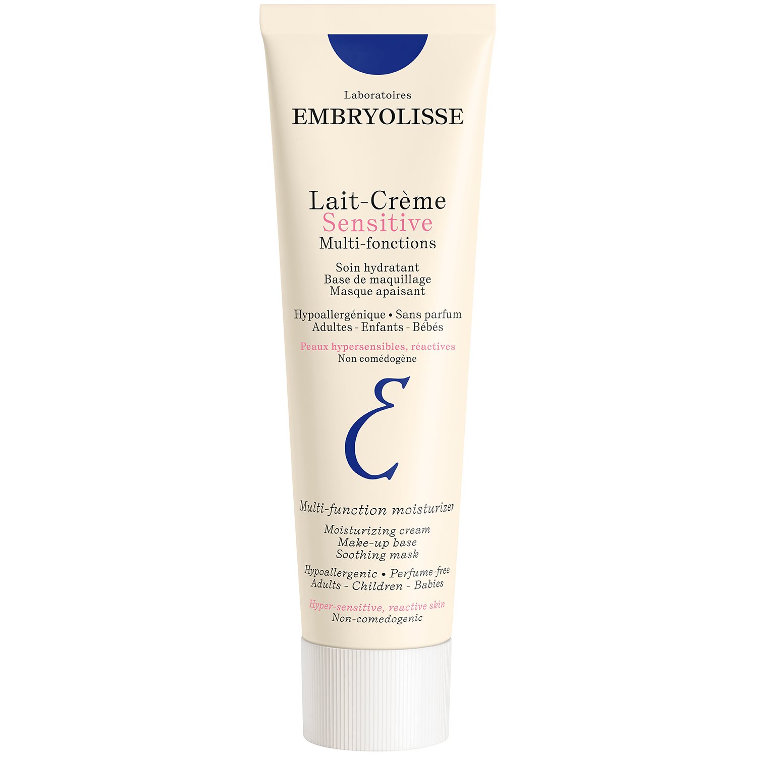Embryolisse Lait Sensitive Creme Πολυχρηστική Θρεπτική Ενυδατική Κρέμα Πολλαπλών Χρήσεων για Ευαίσθητες Επιδερμίδες, Χωρίς Άρωμα 100ml