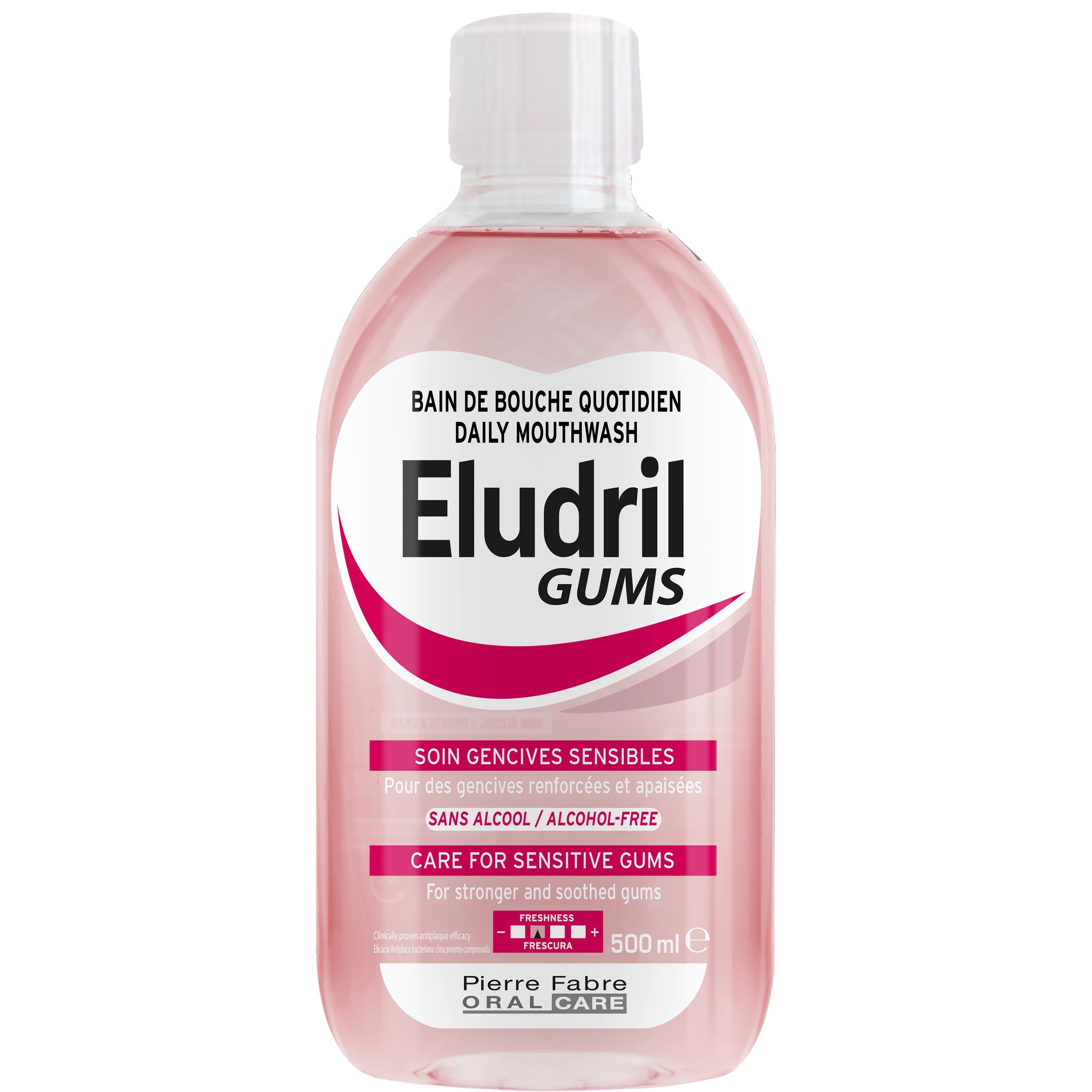 Eludril Gums Mouthwash for Sensitive Gums Στοματικό Διάλυμα για Καταπράυνση των Ευαίσθητων Ούλων 500ml
