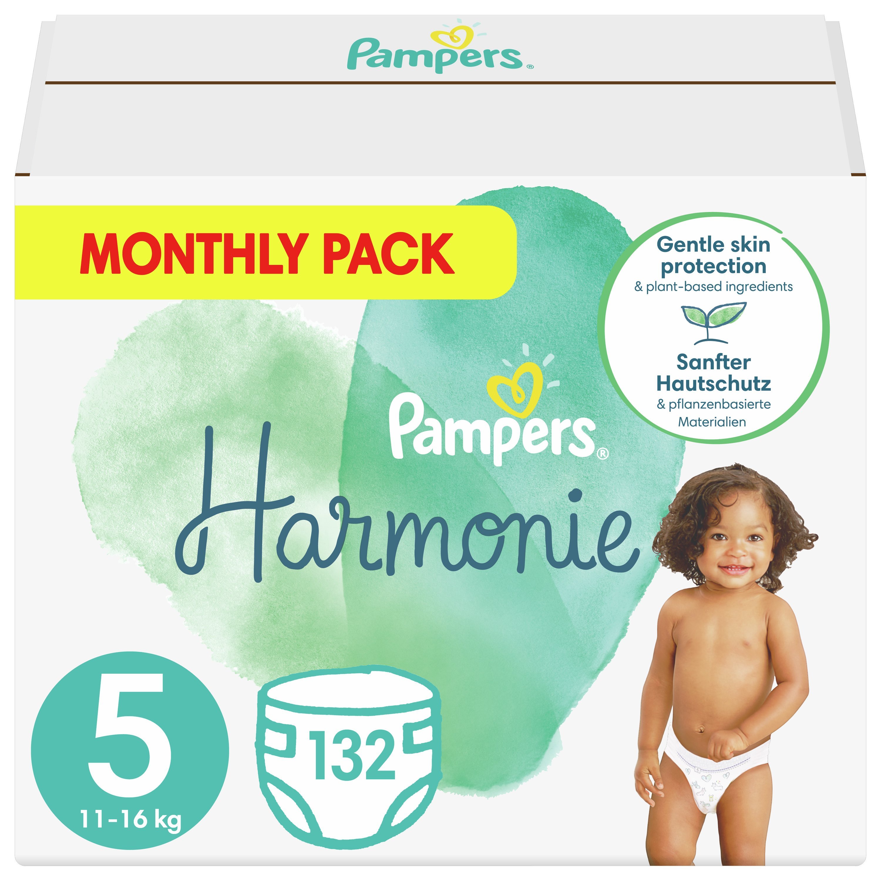 Pampers Harmonie Monthly Pack No5 (11-16kg) 132 πάνες