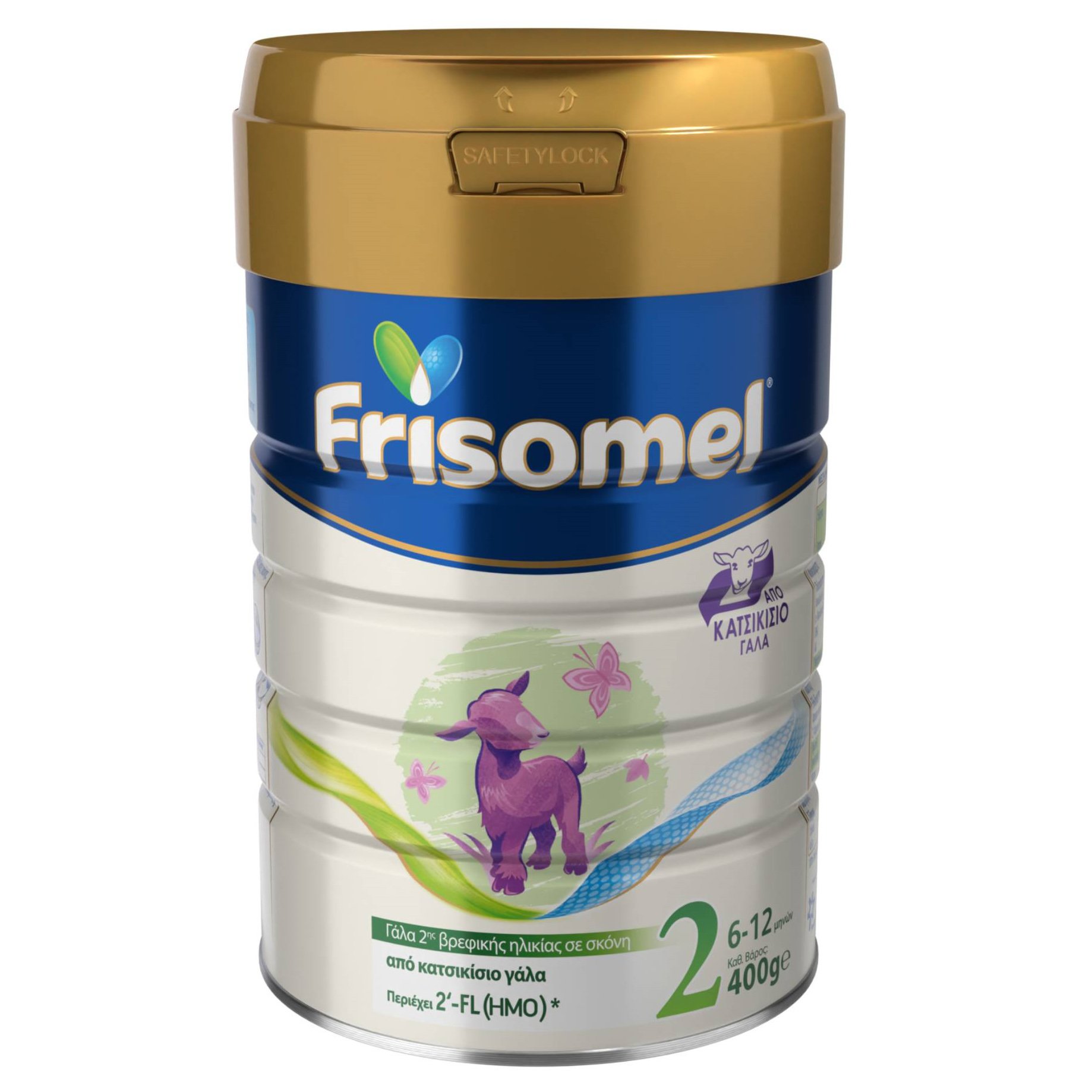 Frisomel 2 Κατσικίσιο Γάλα σε Σκόνη για Βρέφη από 6 έως 12 Μηνών 400gr
