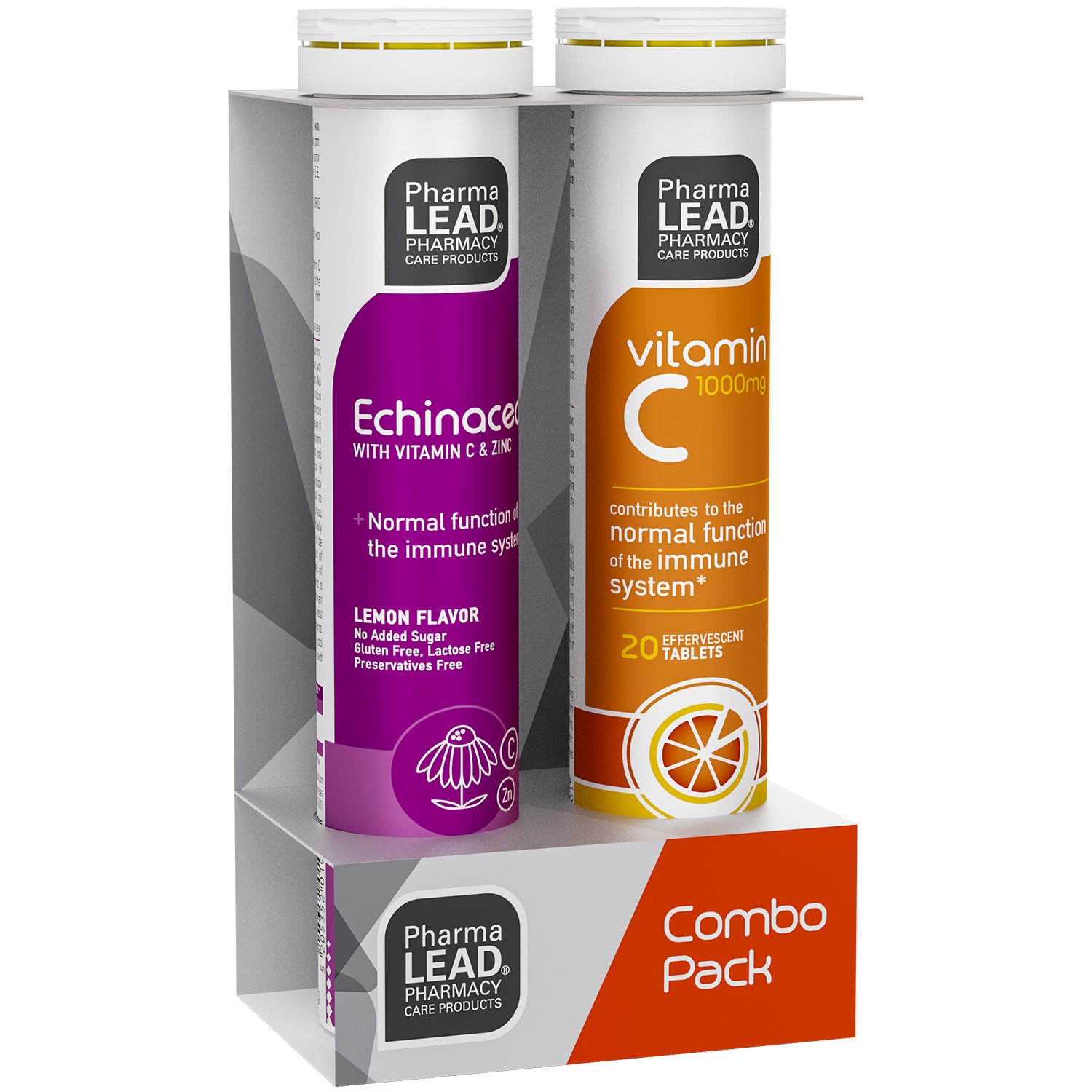 PharmaLead Pharmalead Promo Echinacea 20 Effer.tabs & Δώρο Vitamin C 1000mg 20 Effer.tabs Συμπληρώματα Διατροφής με Εχινάκεια & Βιταμίνη C για Ενίσχυση του Ανοσοποιητικού