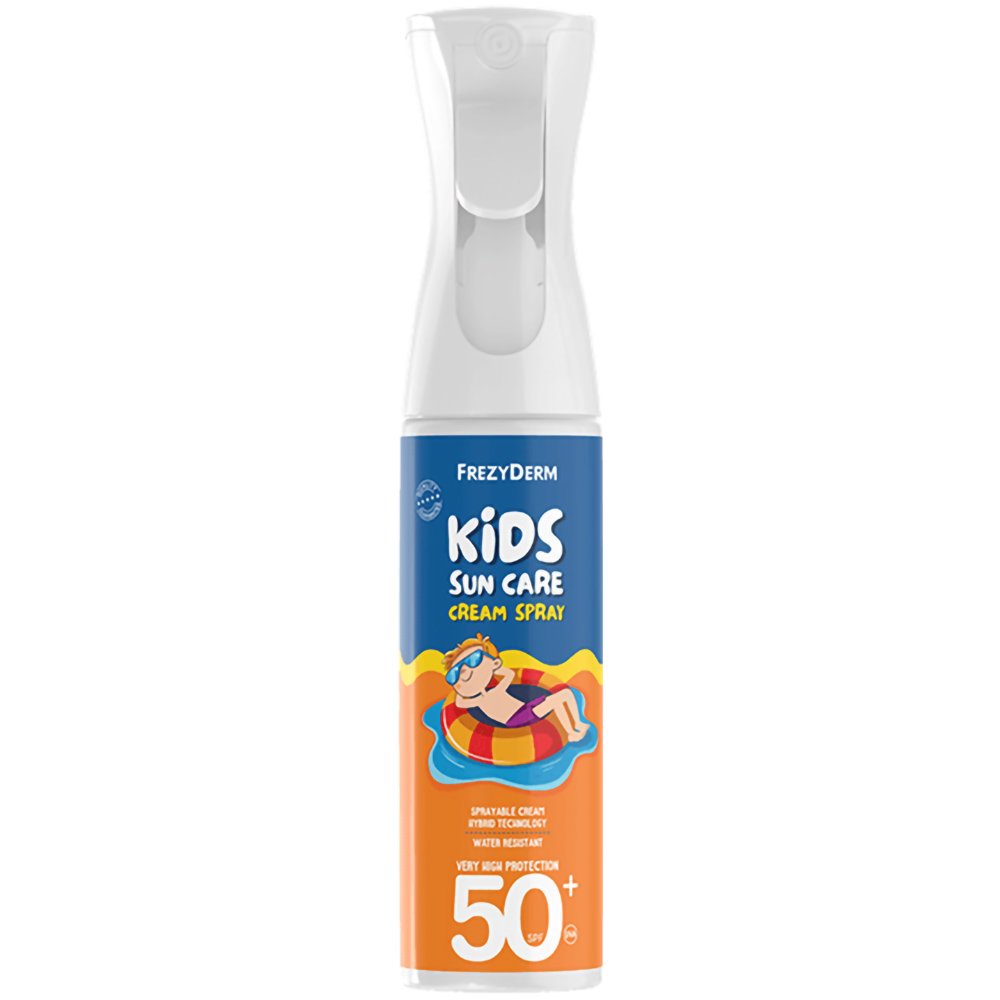 Frezyderm Frezyderm Kids Sun Care Cream Spray Spf50+ Παιδικό Αντηλιακό Spray Πολύ Υψηλής Προστασίας Προσώπου & Σώματος σε Μορφή Κρέμας 275ml