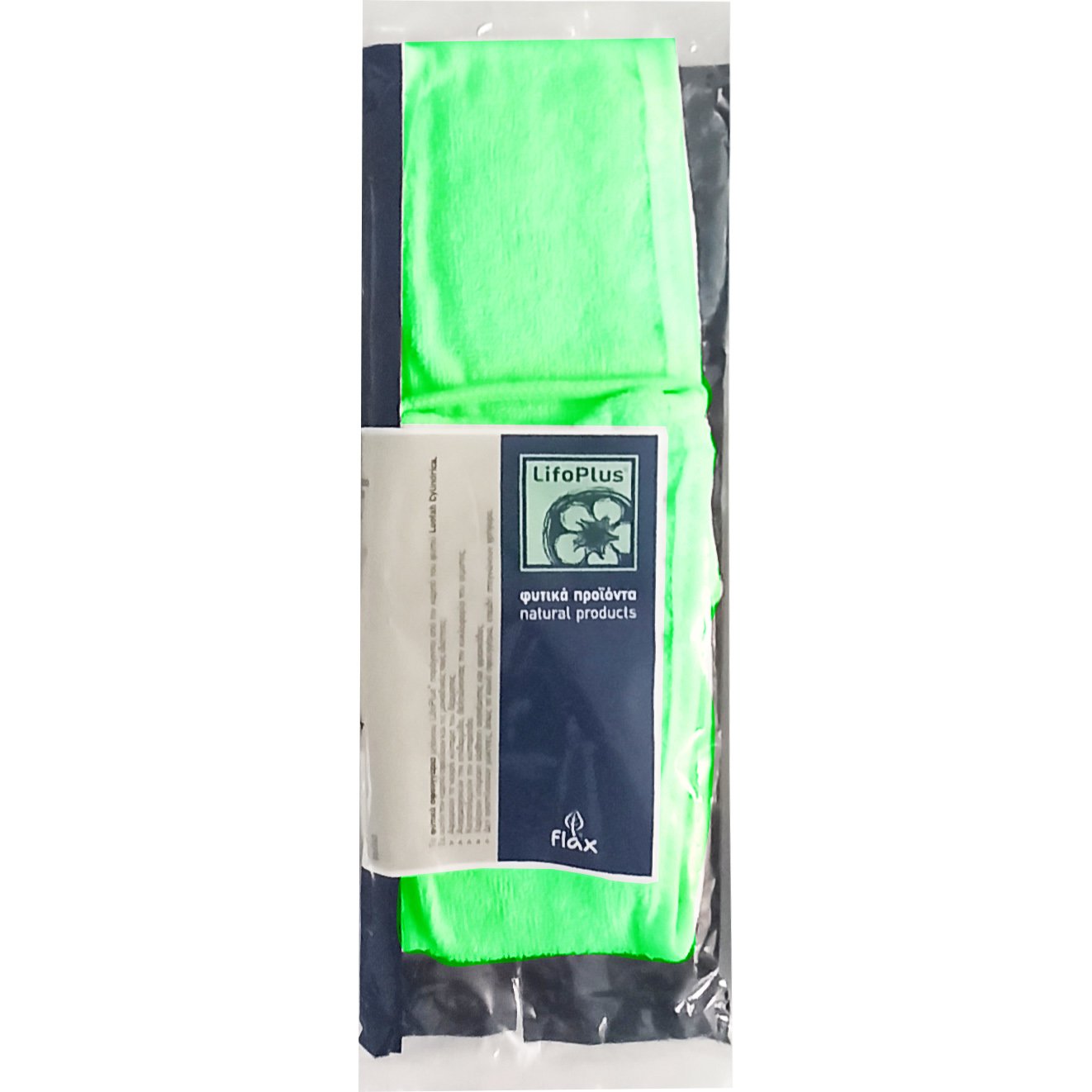 Lifoplus Belt Deluxe Τρίφτης Πλάτης Από Λούφα με Κορδόνι & στις δύο Άκρες 1 Τεμάχιο – Πράσινο