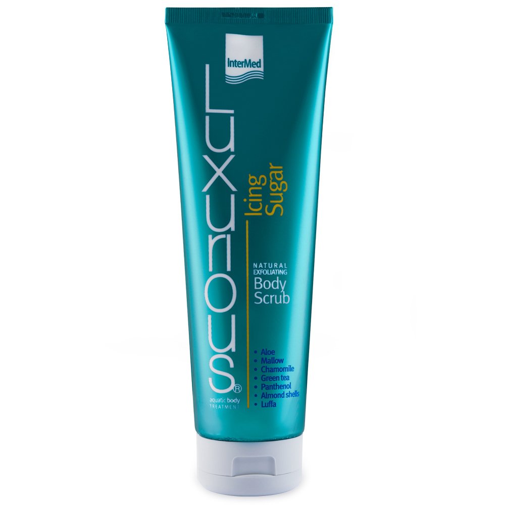 Luxurious Natural Exfoliating Body Scrub Icing Sugar Απολεπιστικό Σώματος με Ανατρεπτικά Γλυκό Άρωμα 280ml