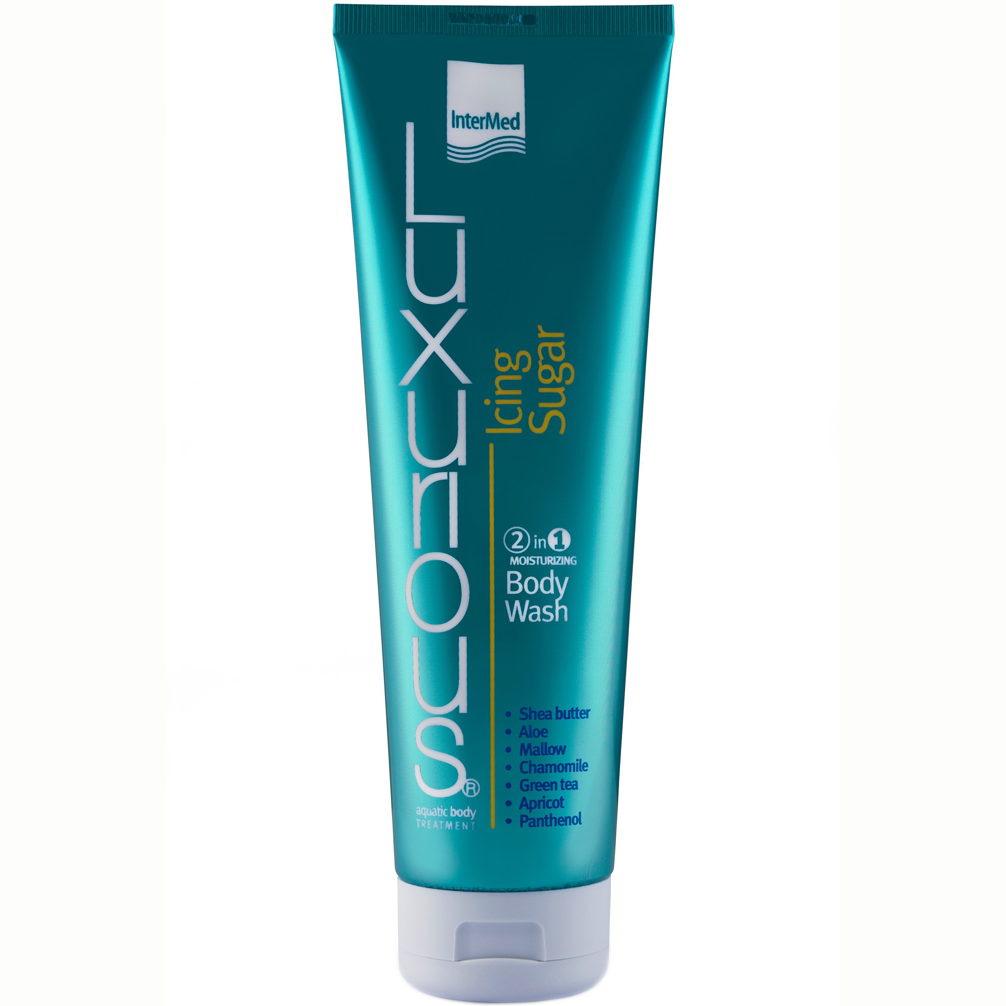 Luxurious Luxurious 2in1 Moisturizing Body Wash Icing Sugar 2σε1 Αφρόλουτρο & Κρέμα Σώματος με Ανατρεπτικά Γλυκό Άρωμα 280ml