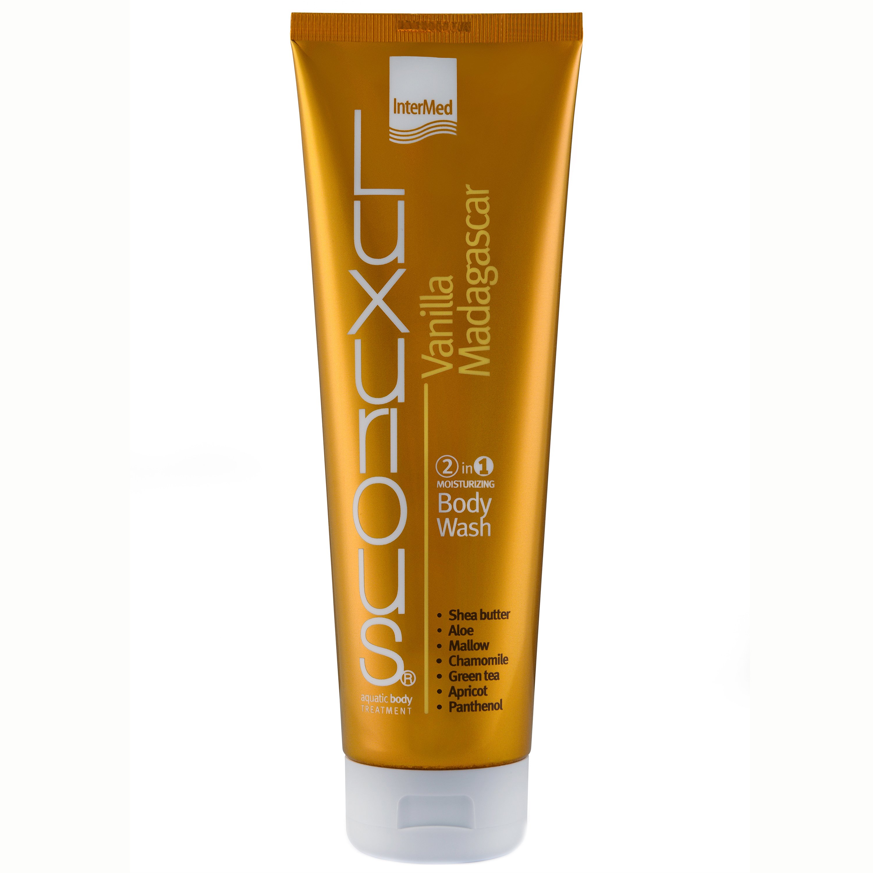 Luxurious Luxurious 2in1 Moisturizing Body Wash Vanilla Madagascar 2σε1 Αφρόλουτρο & Κρέμα Σώματος με Άρωμα Βανίλια Μαδαγασκάρης 280ml