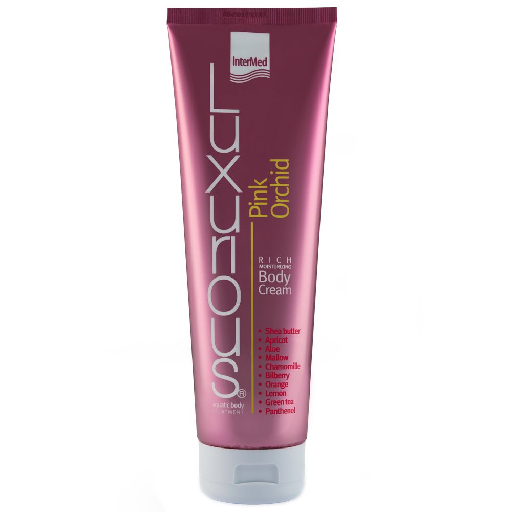 Luxurious Rich Moisturizing Body Cream Pink Orchid Ενυδατική Κρέμα Σώματος με Εξωτικό Άρωμα Ροζ Ορχιδέας 280ml