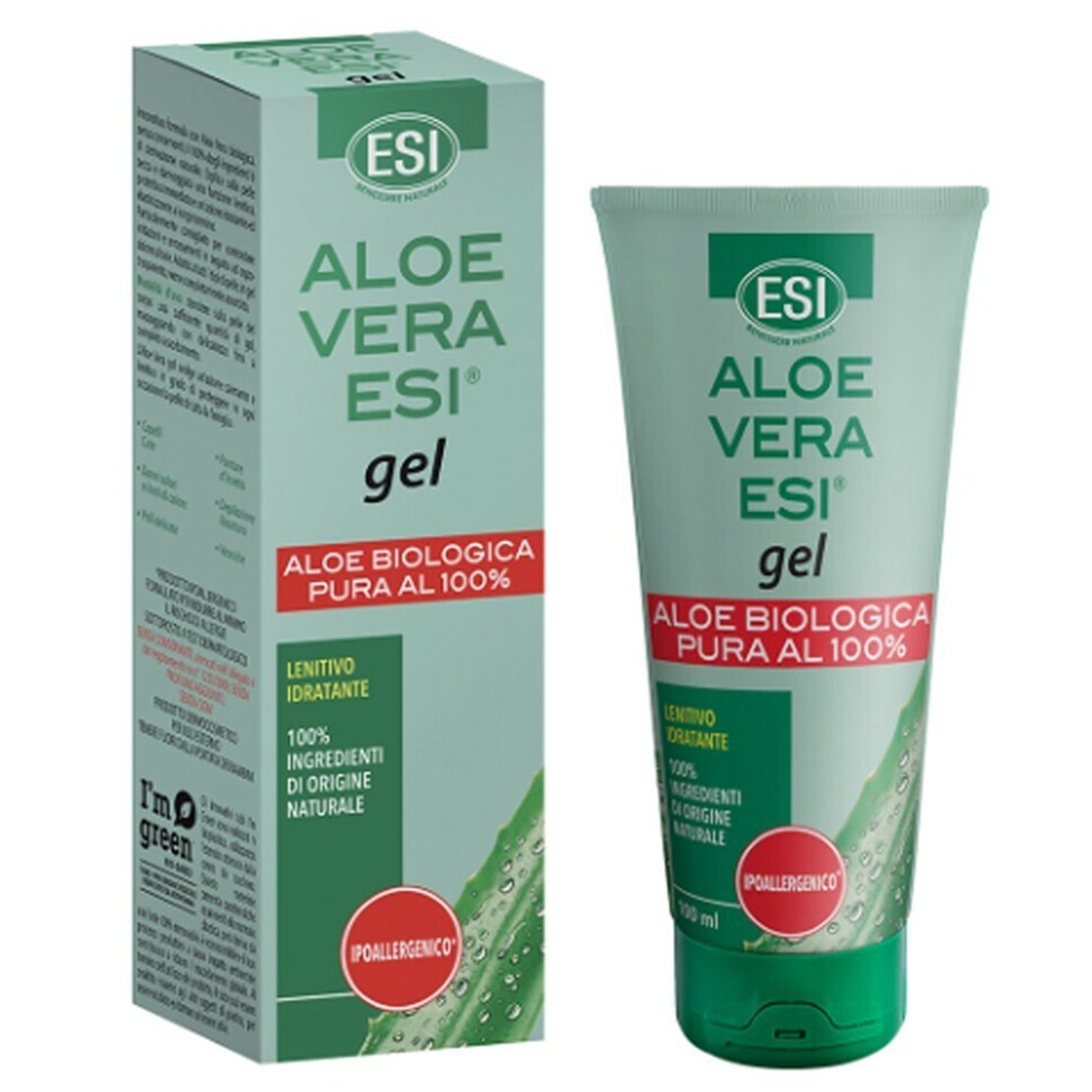 Esi Aloe Vera Gel 100% Pure Soothing Moisturizing Ενυδατικό Gel με Βιολογική Αλόη για Προστασία & Ανάπλαση της Επιδερμίδας 200ml