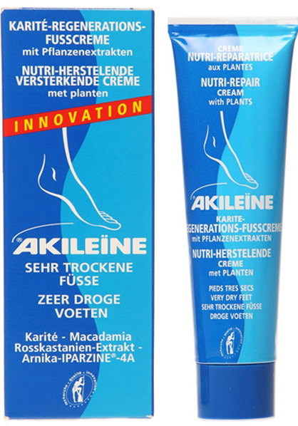 Vican Akileine Creme Dry Foot Ενυδατική Θρεπτική Κρέμα Κατάλληλη Για Σκασμένες Φτέρνες & Περιπτώσεις Υπερκεράτωσης 100ml