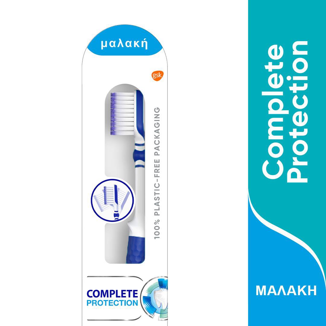 Sensodyne Soft Οδοντόβουρτσα Complete Protection 48% Better Cleaning Μαλακή Κεφαλή για Βαθύ Καθαρισμό, Κατάλληλη για Ευαίσθητα Δόντια 1 Τεμάχιο – Μπλε