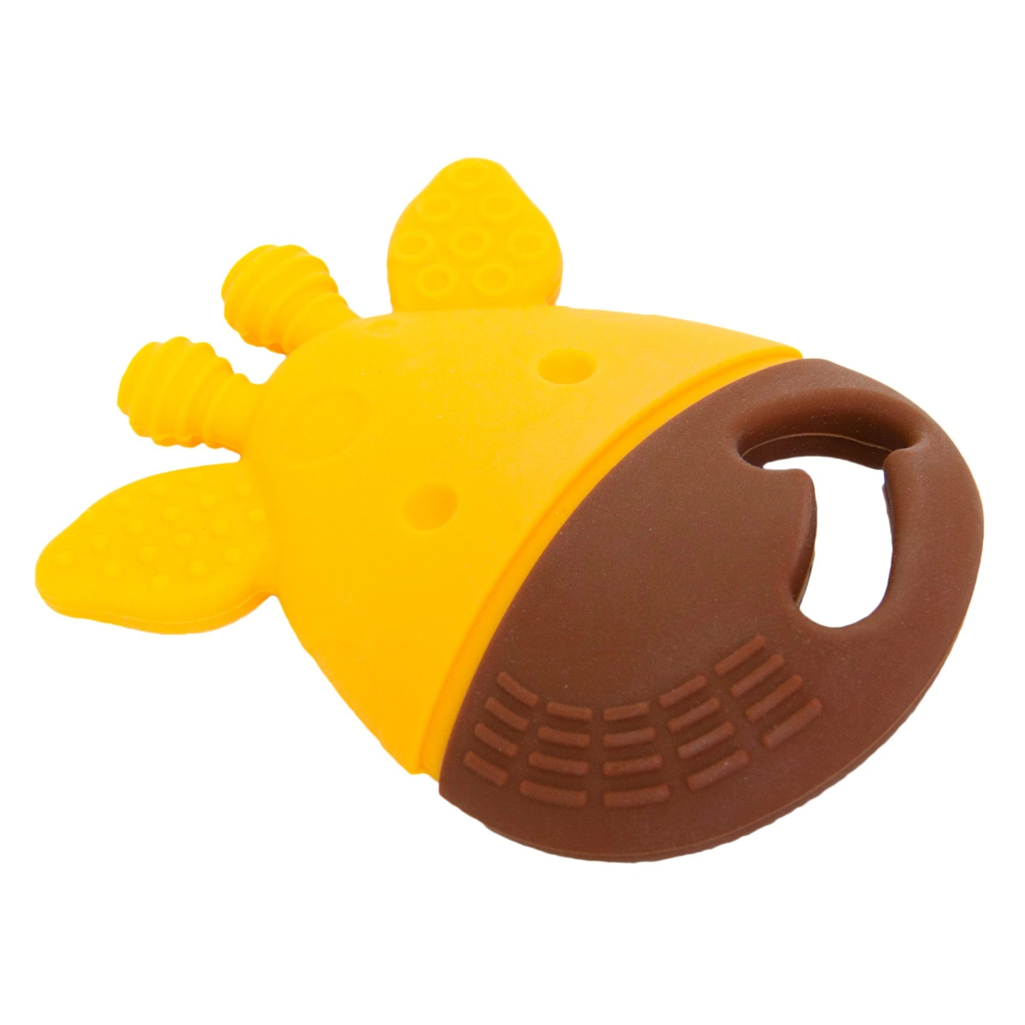 Marcus & Marcus Sensory Teether Lola Βρεφικό Μασητικό Σιλικόνης, Κρίκος Οδοντοφυΐας 5 Αισθήσεων, από 6 Μηνών