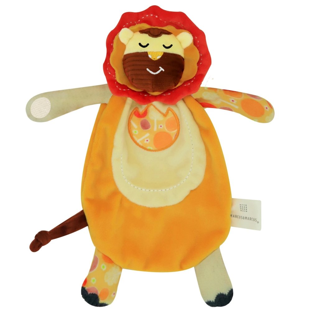 Marcus & Marcus Baby Security Blanket Πανάκι Πιπίλας Παρηγοριάς Αγκαλιάς Λιονταράκι 0+m 1 Τεμάχιο