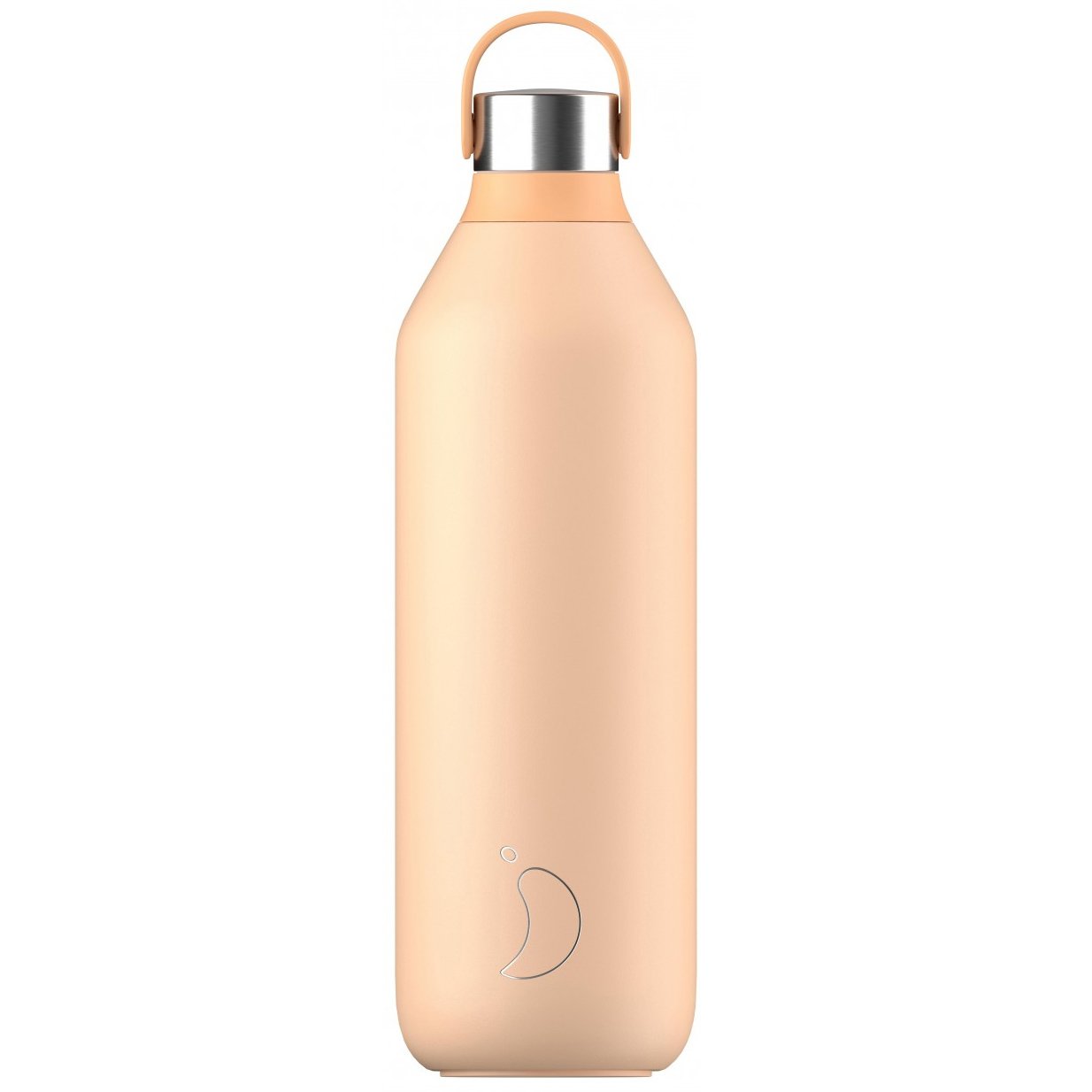 Chilly’s Series 2 Bottle Ανοξείδωτο Θερμός για Ζεστά & Κρύα Ροφήματα 1Lt – Peach Orange