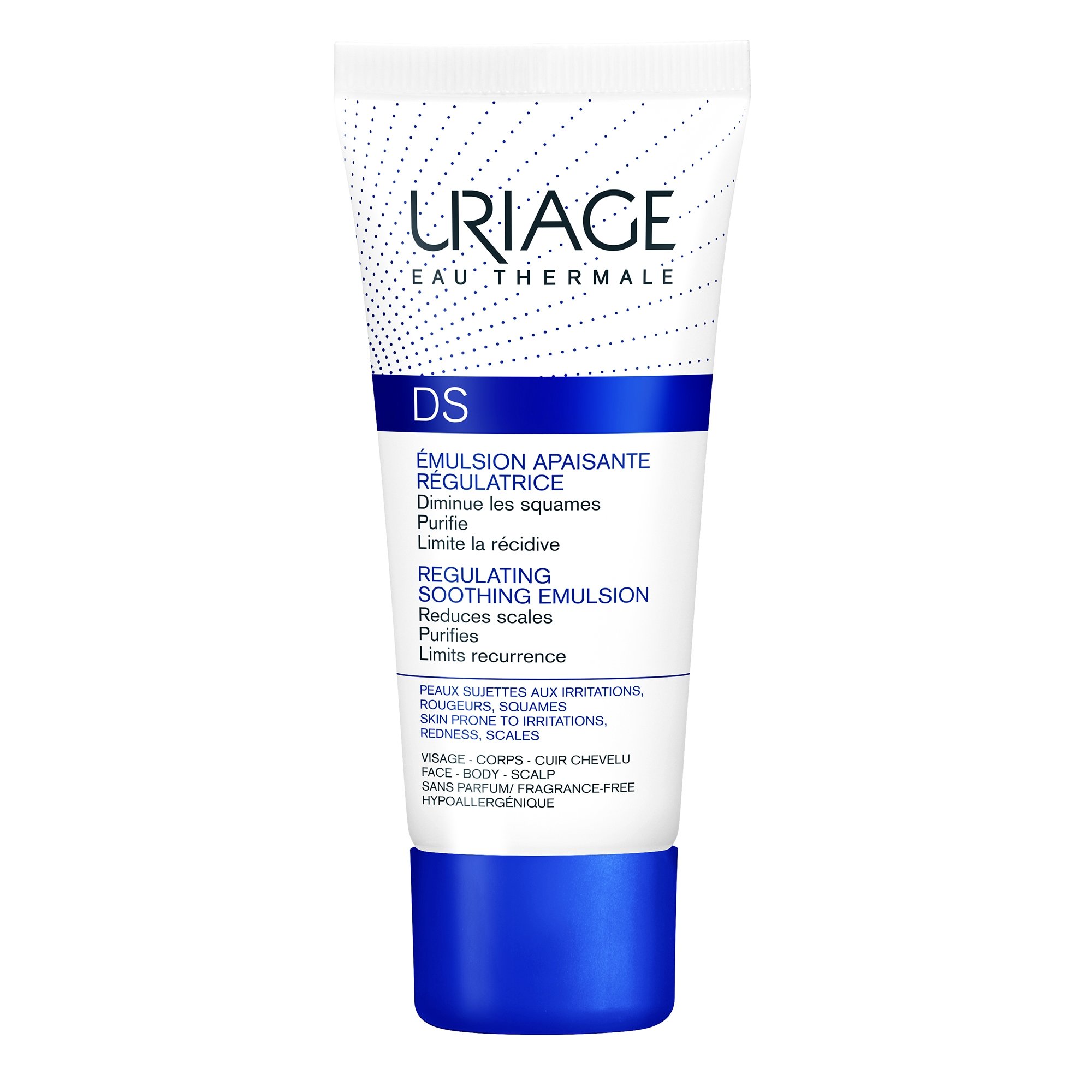 Uriage Eau Thermale Ds Regulating Soothing Emulsion Αναδομεί το Δέρμα και Καταπραΰνει την Αίσθηση Δυσφορίας 40ml