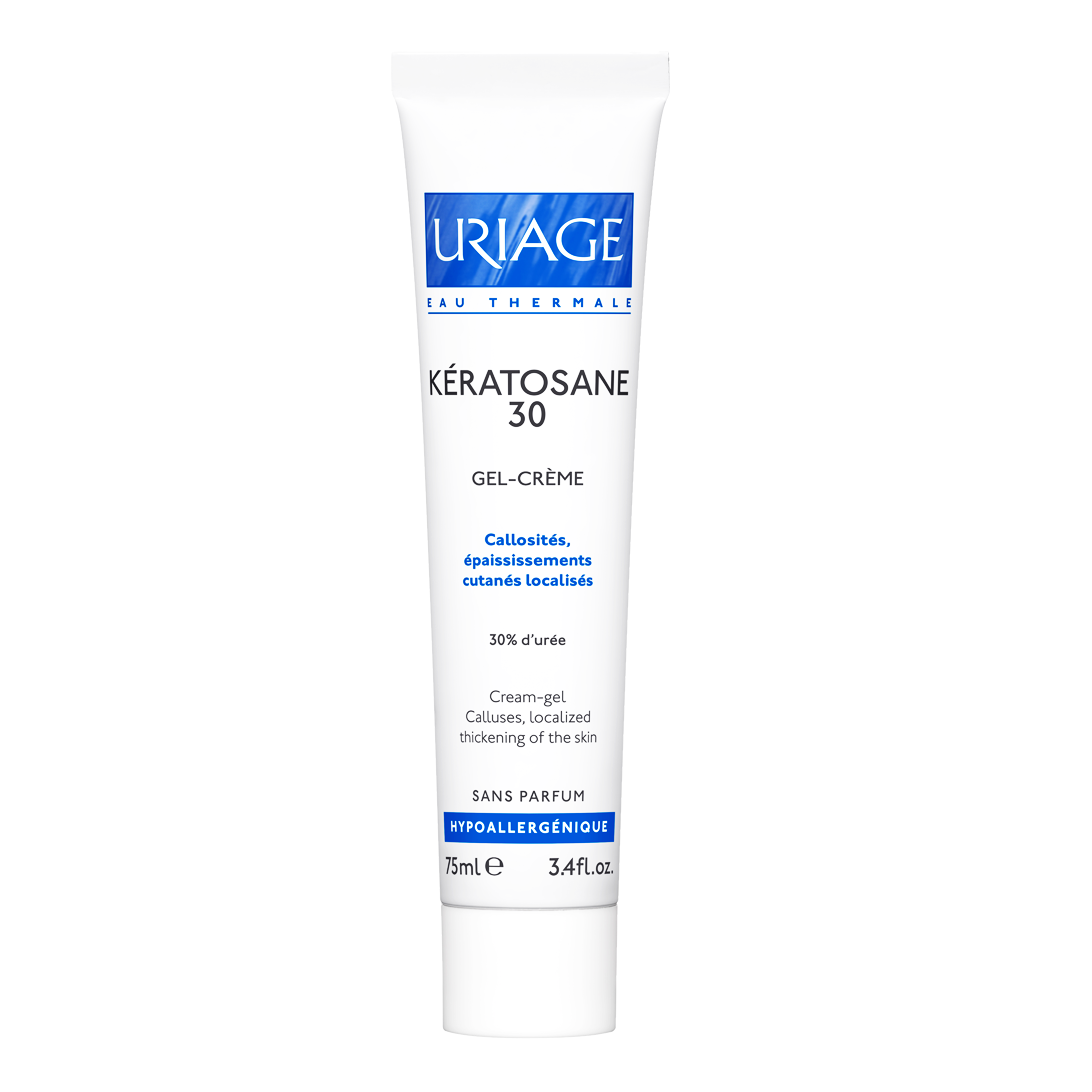 Uriage Eau Thermale Keratosane 30 Cream Gel 30% Urea Προσφέρει Ολοκληρωμένη Καταπραϋντική Φροντίδα 75ml