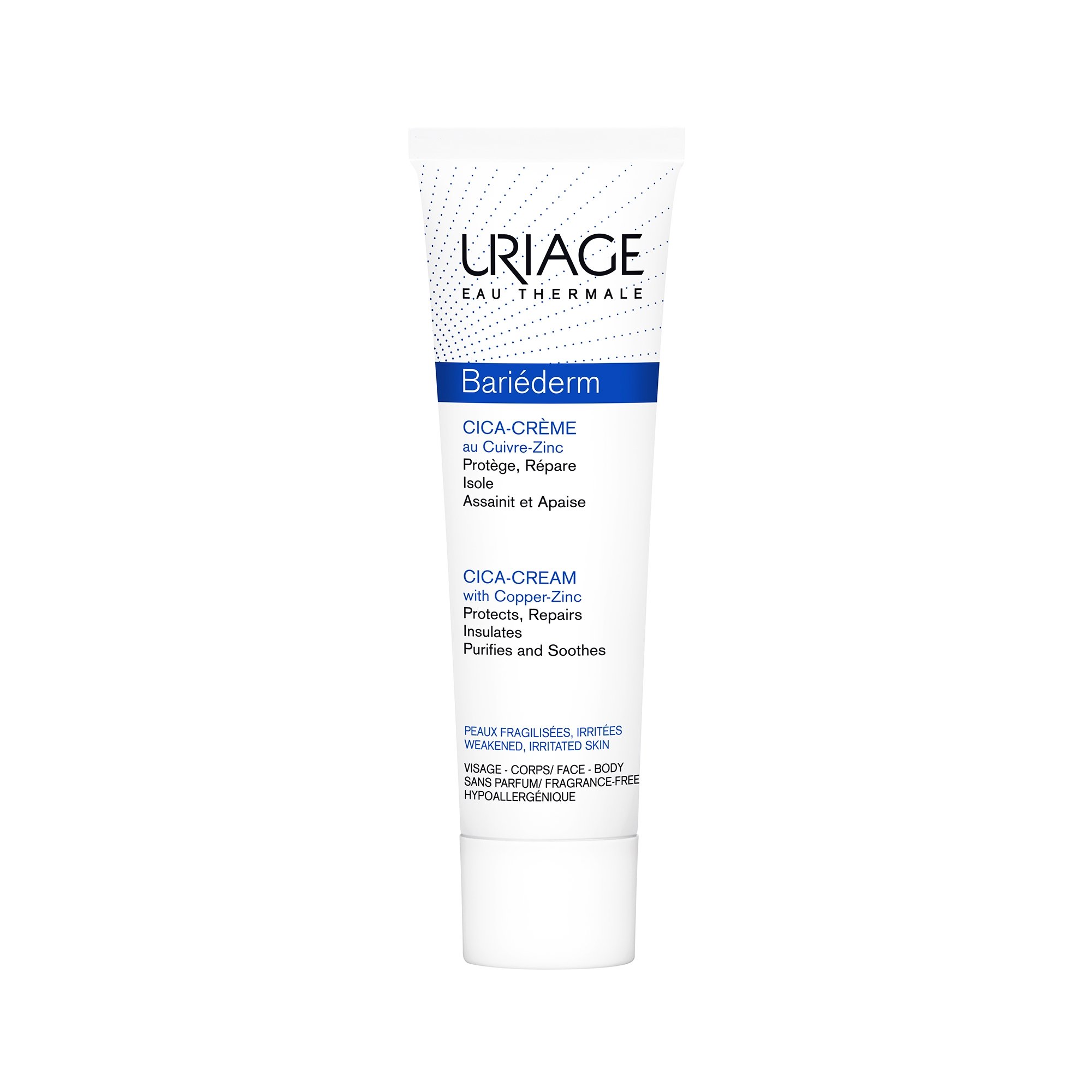 Uriage Bariederm Cica Cream Ιδανική για το Εύθραυστο Δέρμα το Οποίο Έχει Υποστεί Διάφορες Επιθέσεις 100ml
